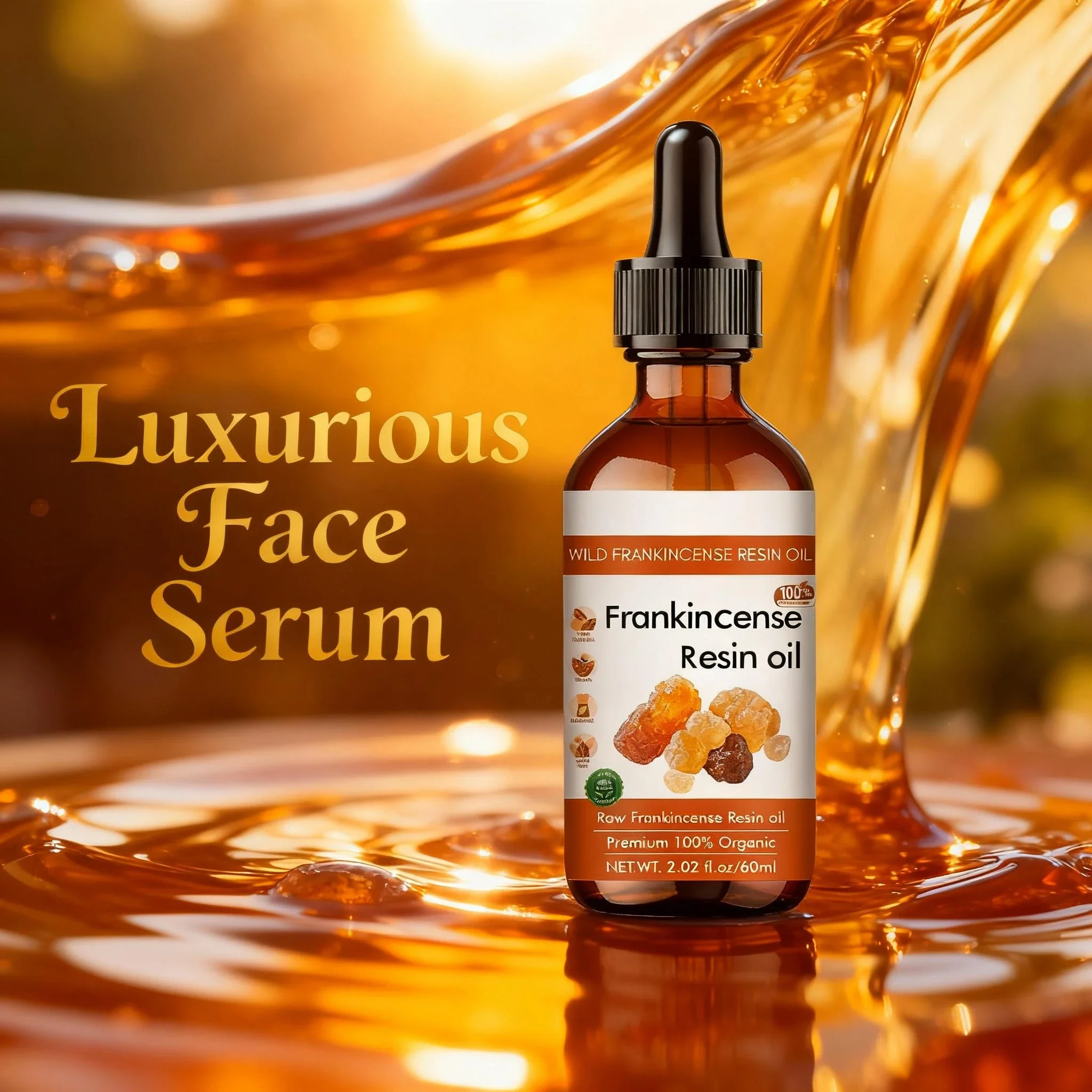 Silk Press Serum - Pure Frankincense Resin Oil 100ml -