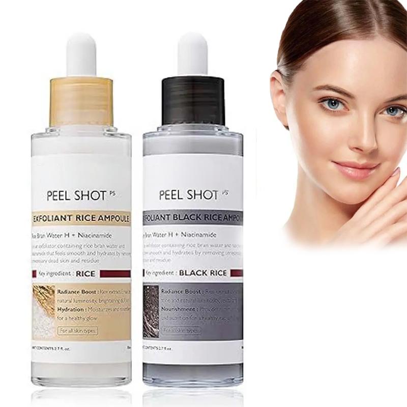 Silk Press Serum - Rice Exfoliating Serum Facial Moisturizer Blackhead