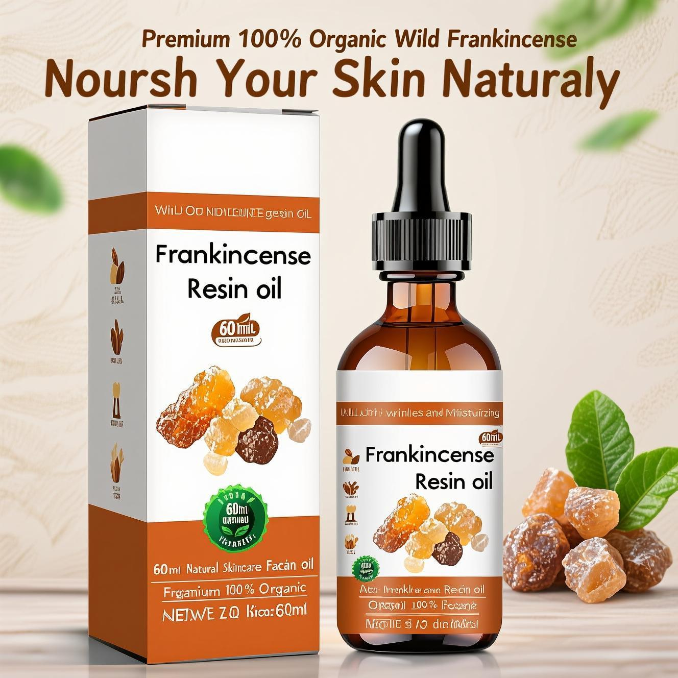 Silk Press Serum - Organic Frankincense Resin Face Oil 60ml