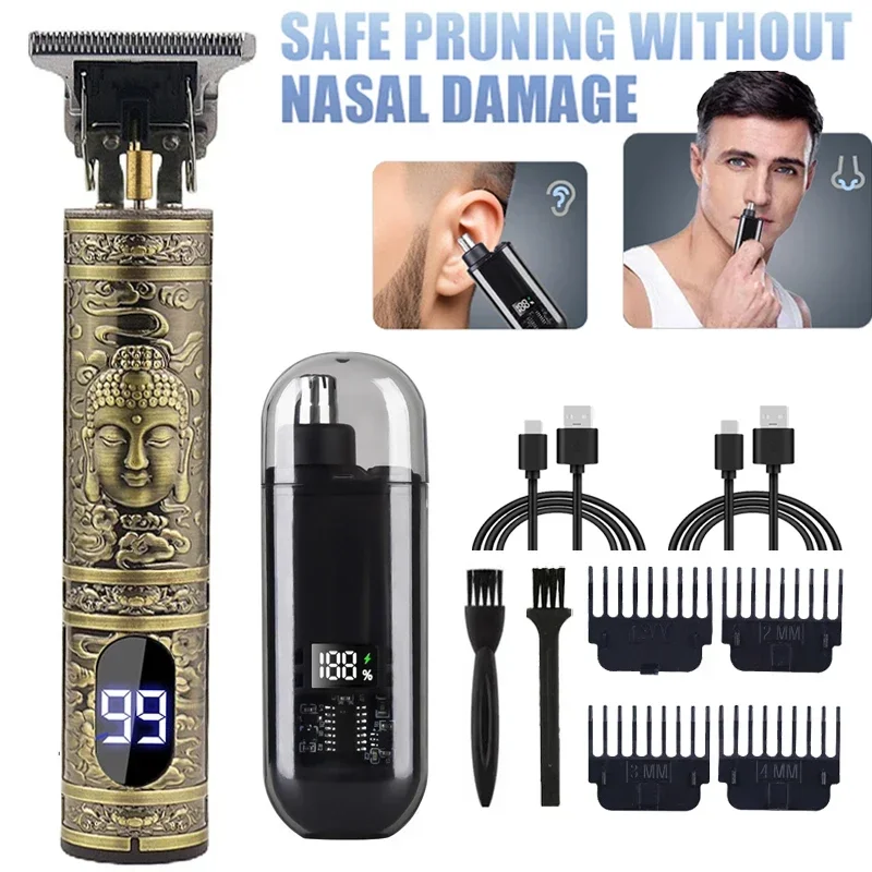 Hair Care Clinic - Portable T9 Hair Clipper Nasal Hair