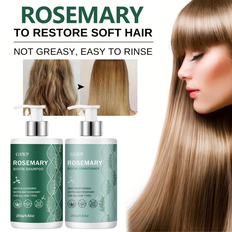 Rosemary Hair Oil - GSWP Rosemary Biotin Hair Set: castor