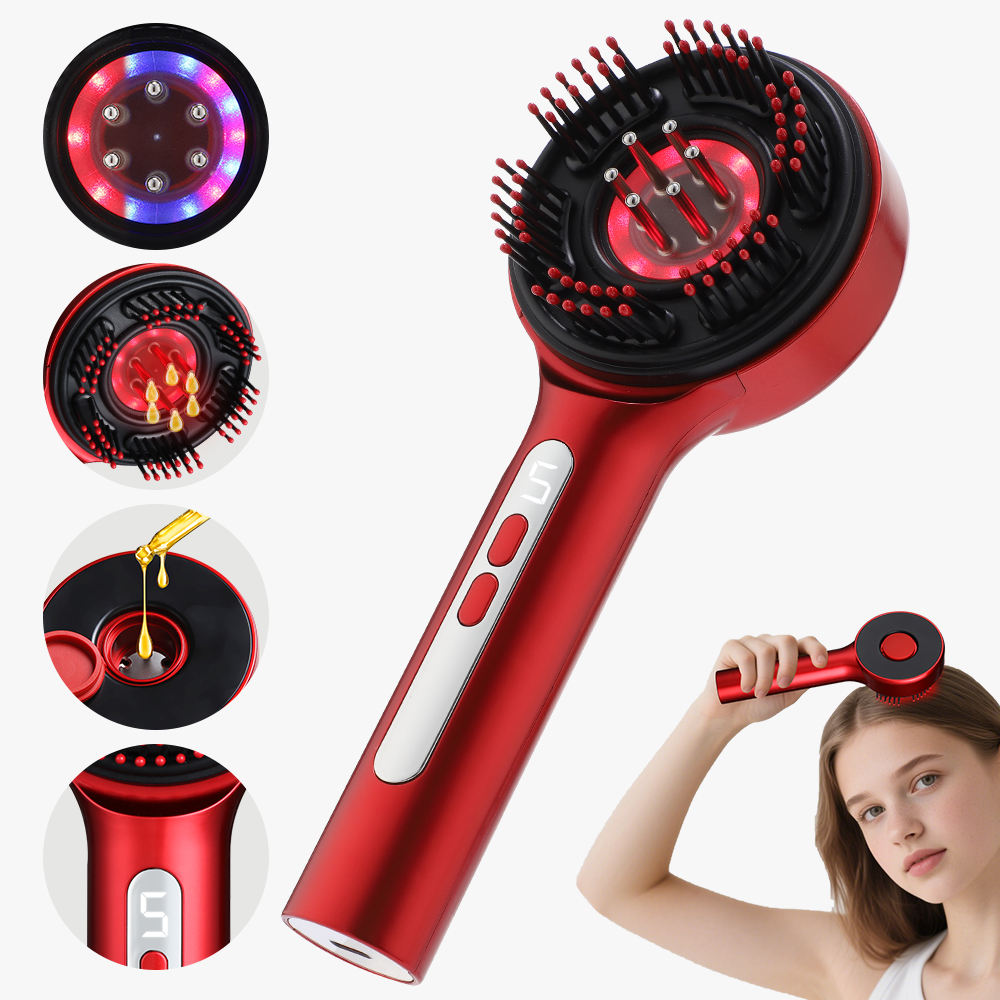 Hair Care Growth - Electric Vibration Massage Comb Portable Hair