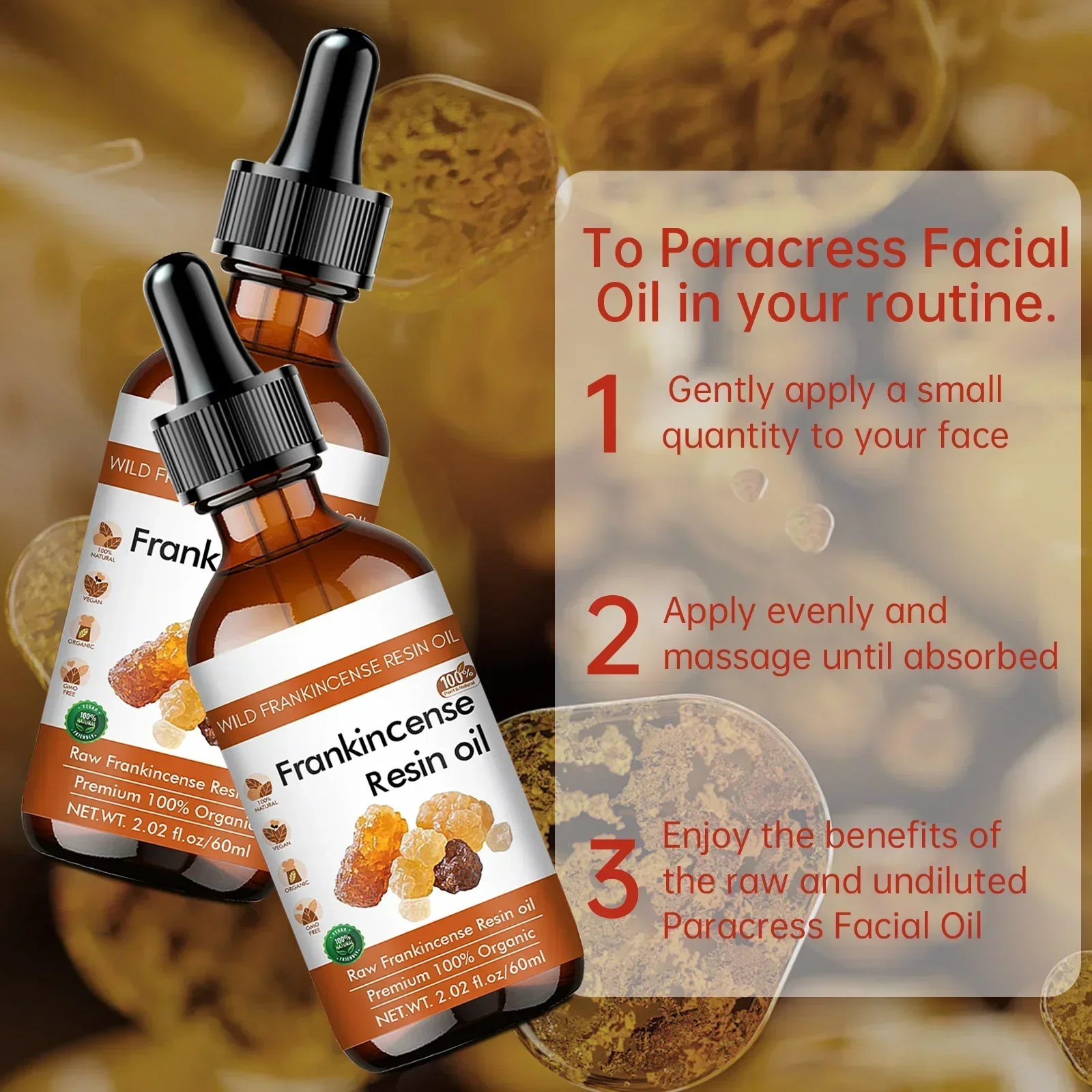 Pure Frankincense Resin Oil 10 - Silk Press Serum のレビューと価格