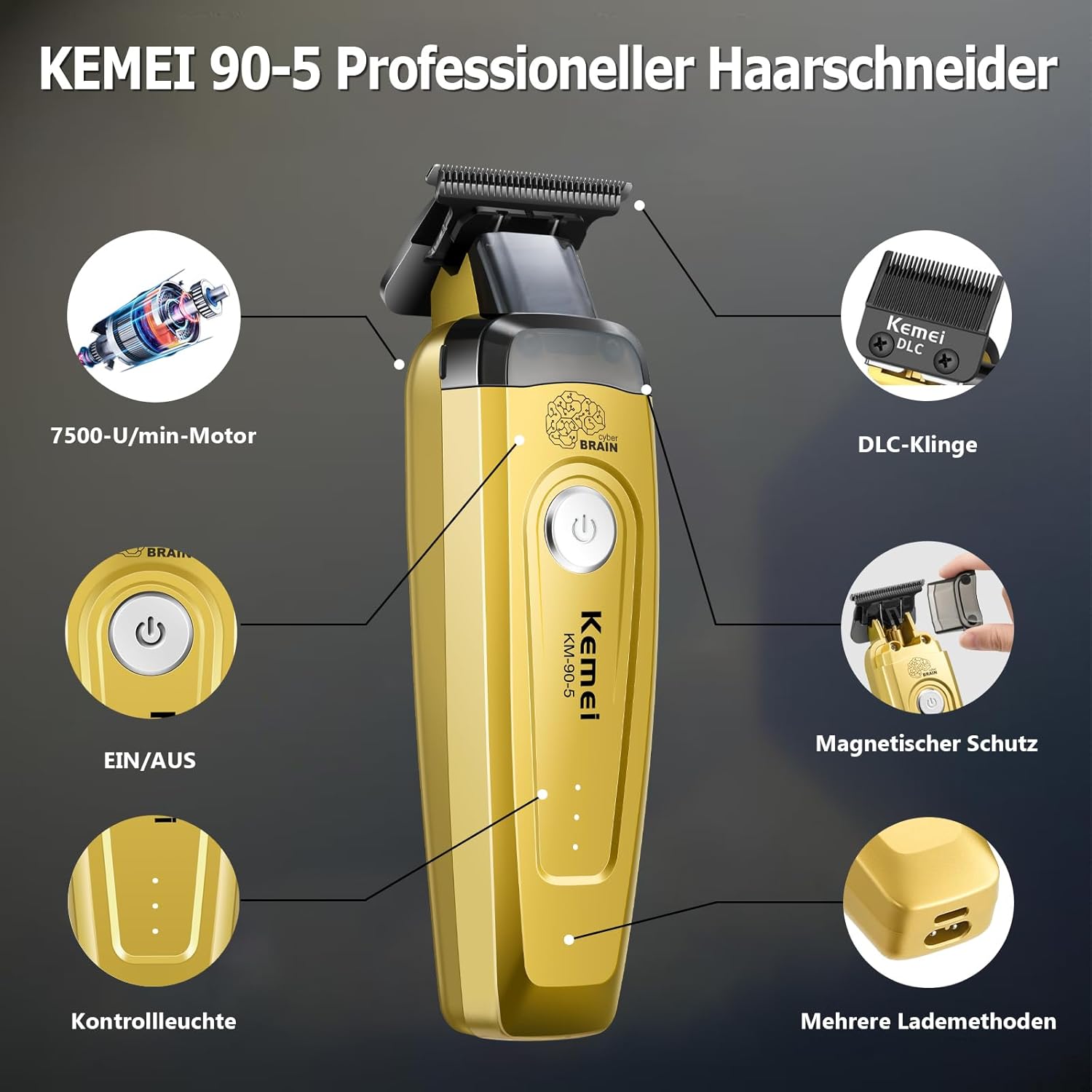 KEMEI Men's Hair Trimmer, Cord - Hair Care Clinic のレビューと価格