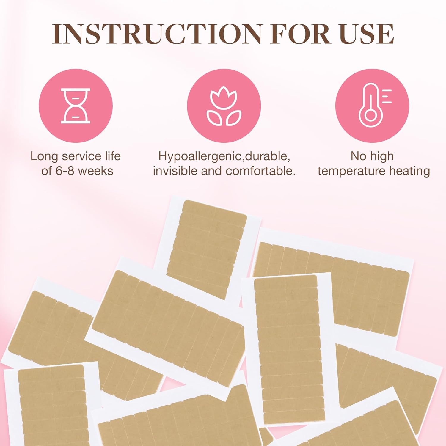 72Tabs(6sheets）Hair Extension  - Hair Extension Tape In のレビューと価格