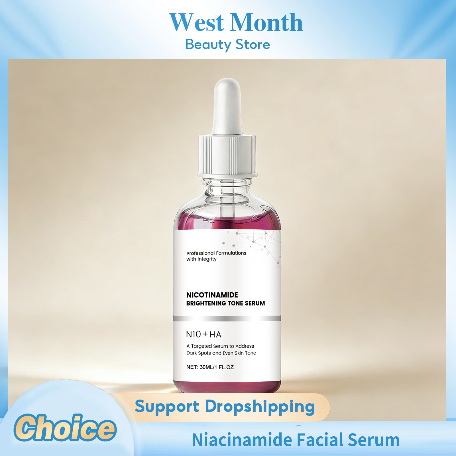 Niacinamide Facial Serum Brigh - Silk Press Serum のレビューと価格