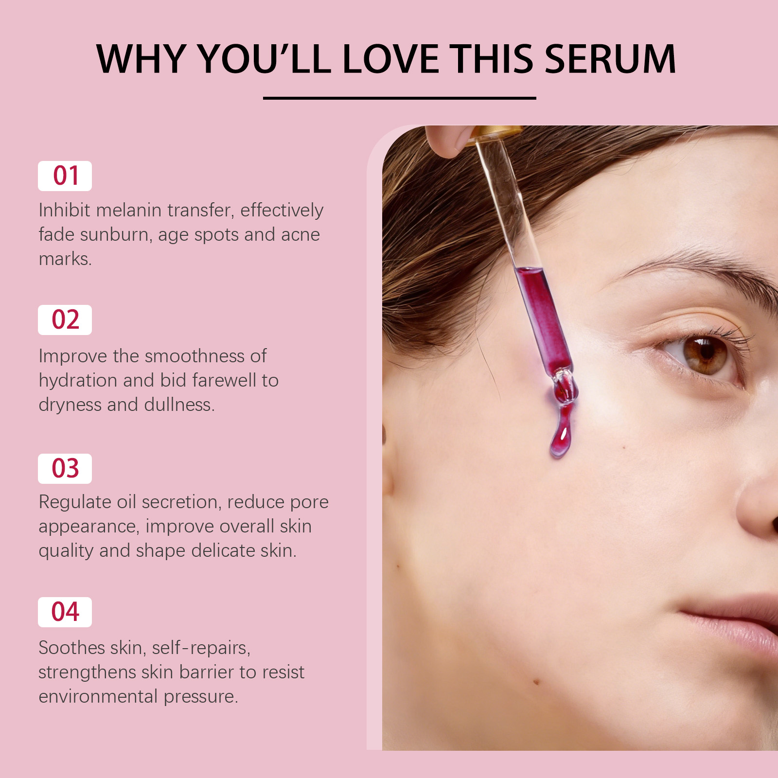 Niacinamide Facial Serum Brigh - Silk Press Serum のレビューと価格