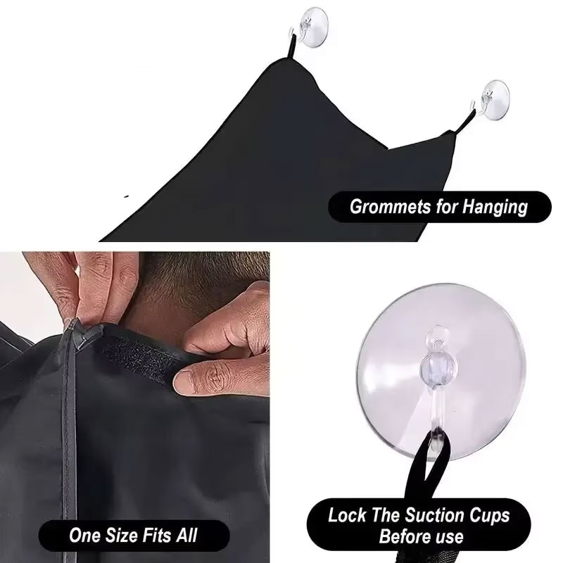 Men's Beard Shaving Apron - Cl - Hair Care Clinic のレビューと価格