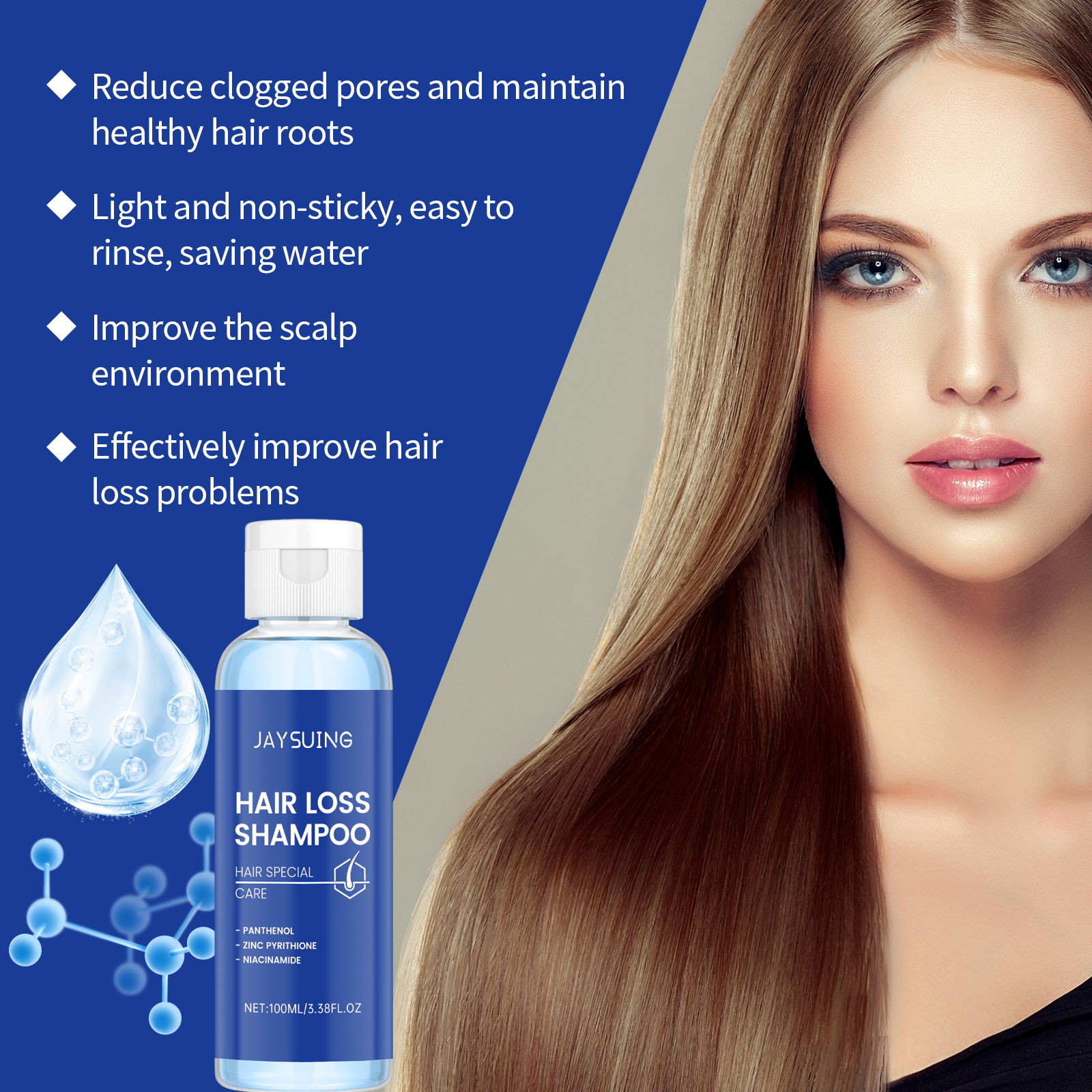 Copper Peptide Shampoo Hair Gr - Hair Care Essence Oil のレビューと価格