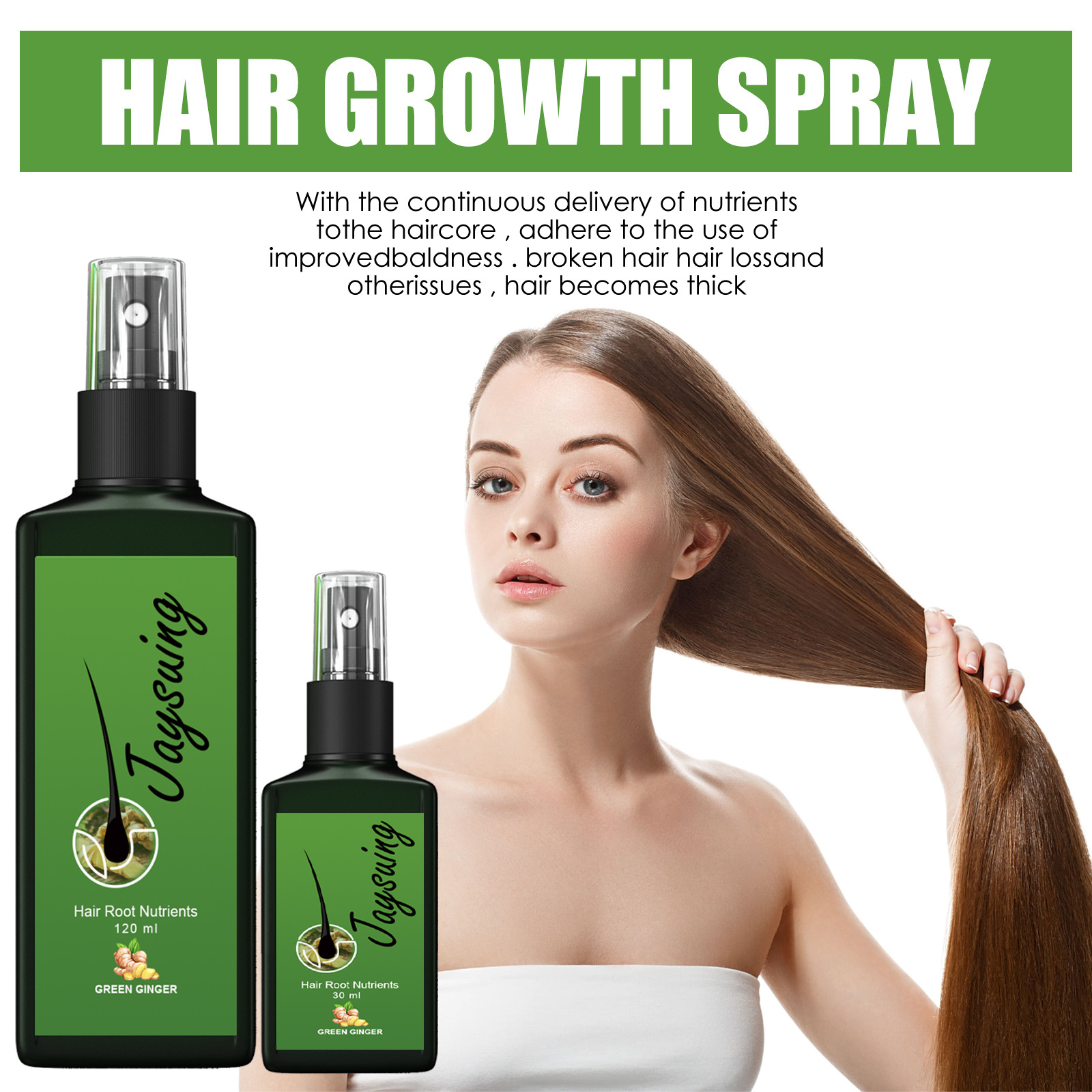 Fast Ginger Hair Growth Spray  - Hair Care Growth のレビューと価格