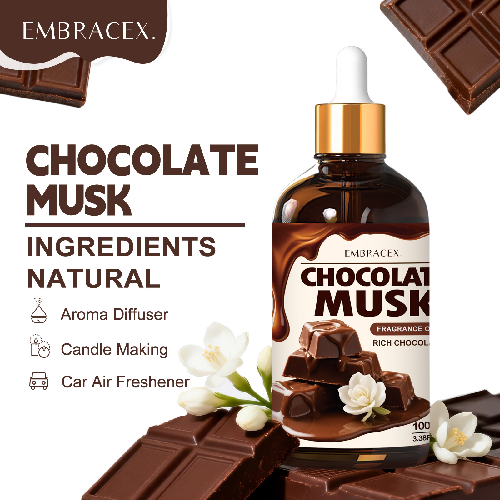 100ml Chocolate Musk Essential - Hair Care Oil のレビューと価格