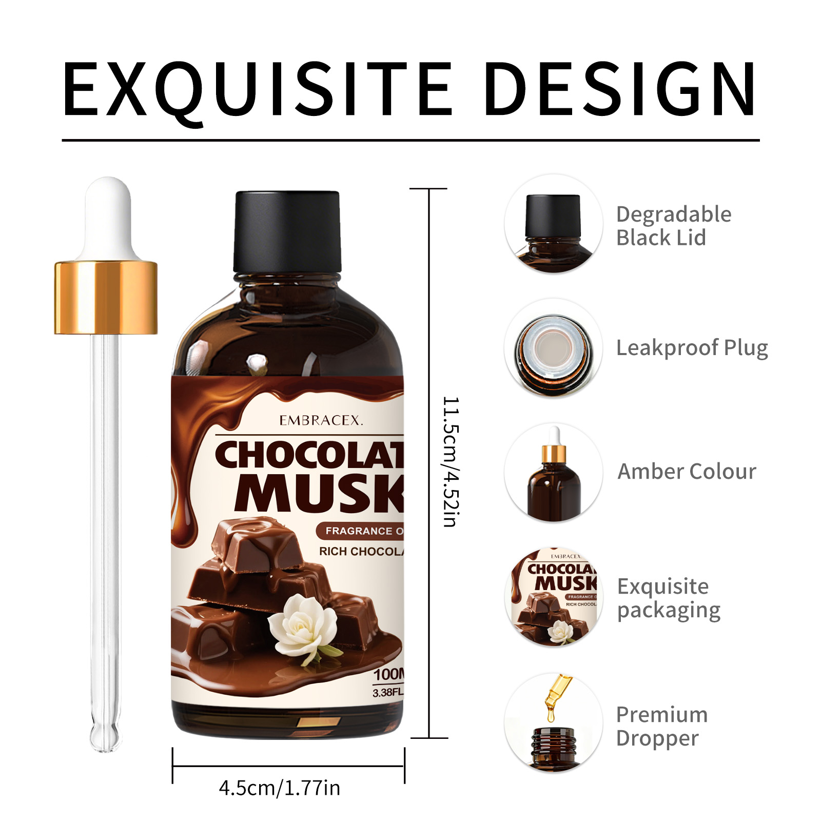 100ml Chocolate Musk Essential - Hair Care Oil のレビューと価格