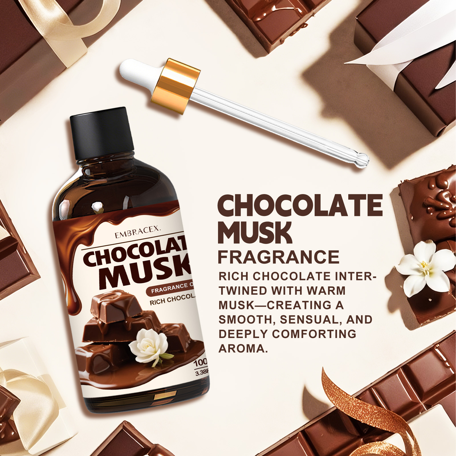 100ml Chocolate Musk Essential - Hair Care Oil のレビューと価格