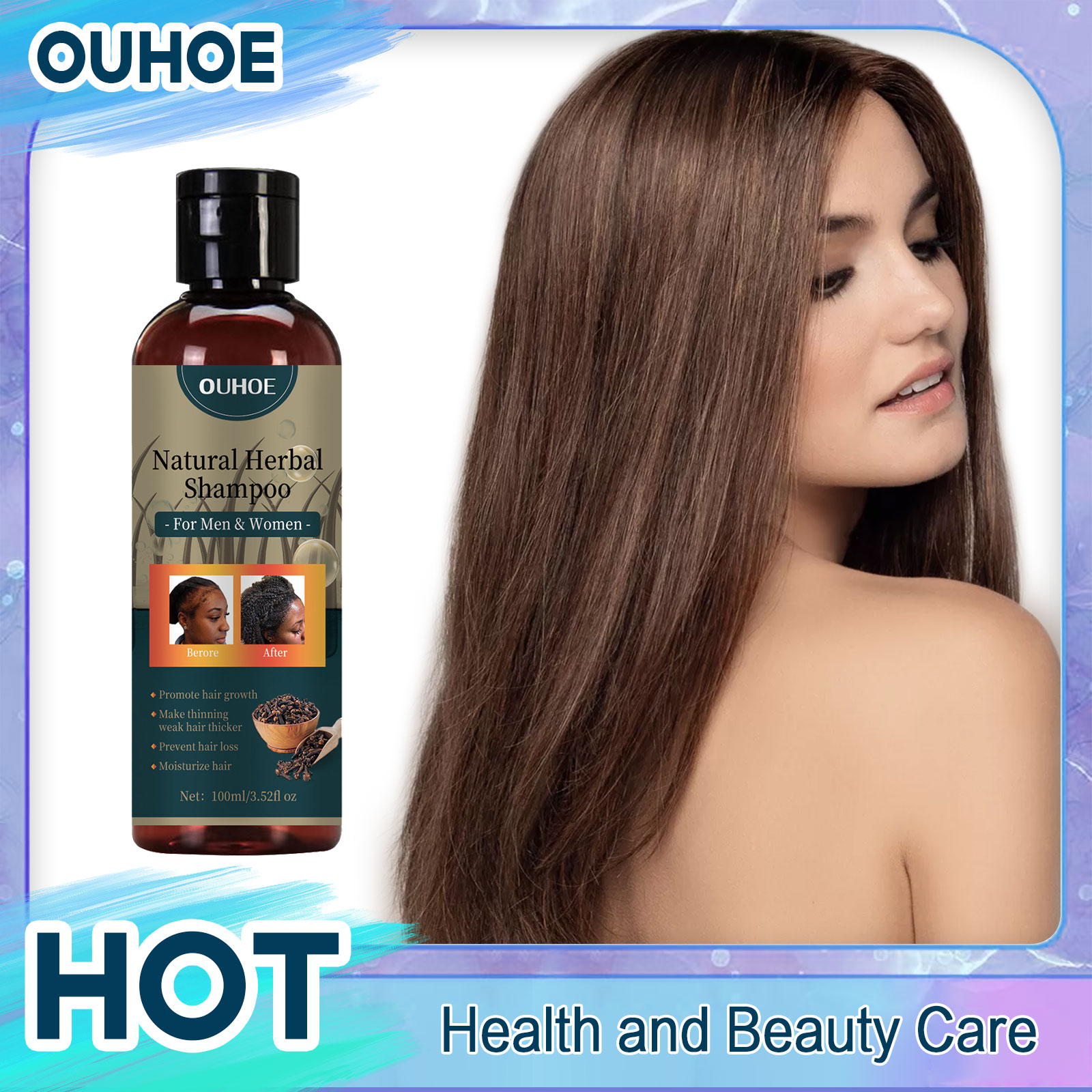 OUHOE Hair Growth Shampoo Anti - Hair Care Dandruff のレビューと価格