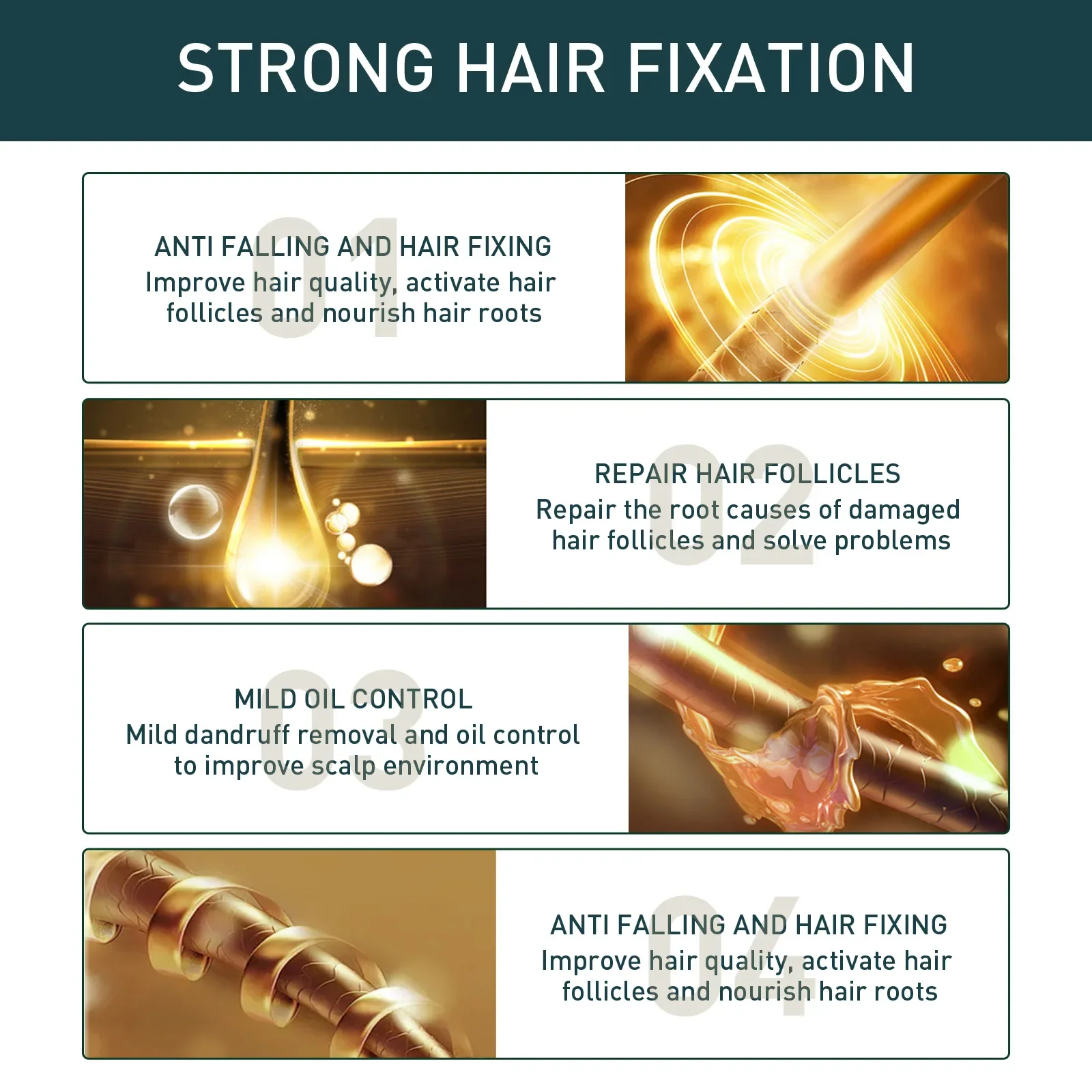 OUHOE Hair Growth Shampoo Anti - Hair Care Dandruff のレビューと価格