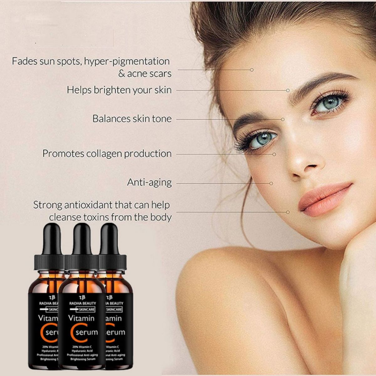 Vitamin C serum Face Serum Lon - Silk Press Serum のレビューと価格