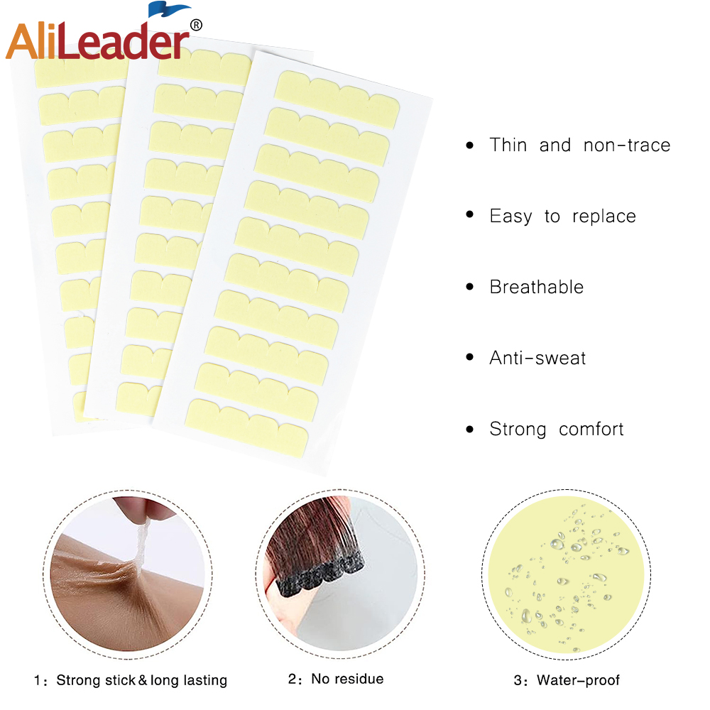 Lace Front Wig Tapes 5Sheets 6 - Hair Extension Tape In のレビューと価格