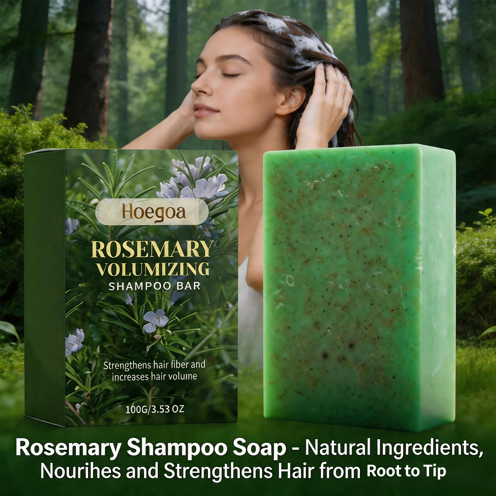 Rosemary Volumizing Shampoo Ba - Hair Care Dandruff のレビューと価格