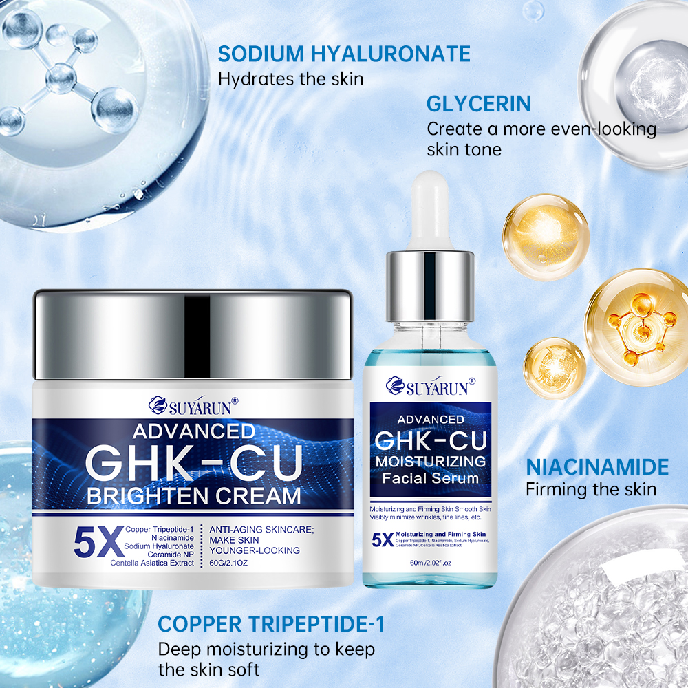 SUYARUN GHK-CU Cream & Serum - - Silk Press Serum のレビューと価格