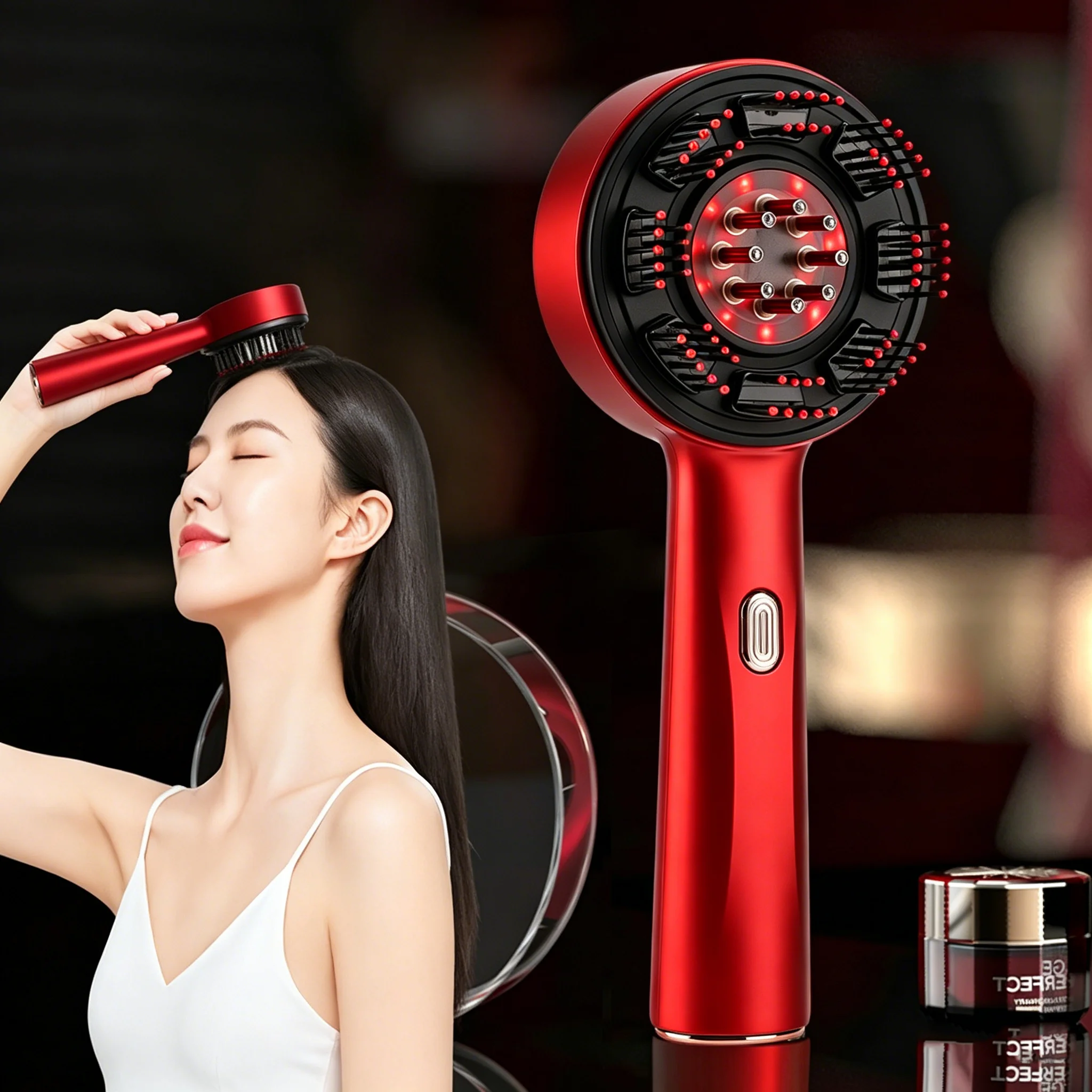 Electric Massage Comb Portable - Hair Care Growth のレビューと価格