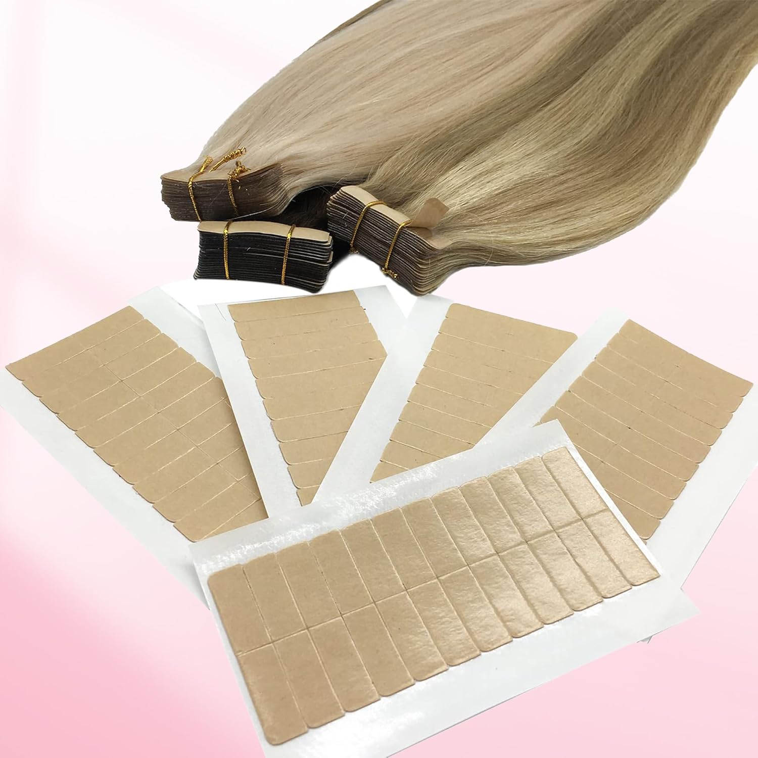 72Tabs(6sheets）Hair Extension  - Hair Extension Tape In のレビューと価格
