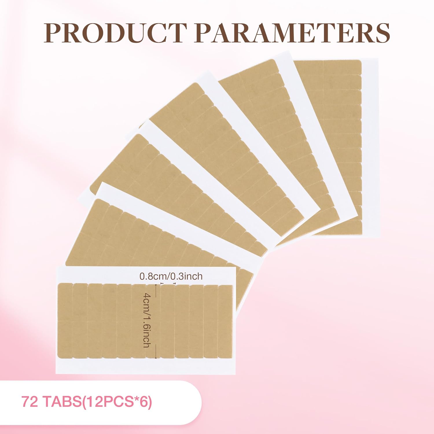 72Tabs(6sheets）Hair Extension  - Hair Extension Tape In のレビューと価格