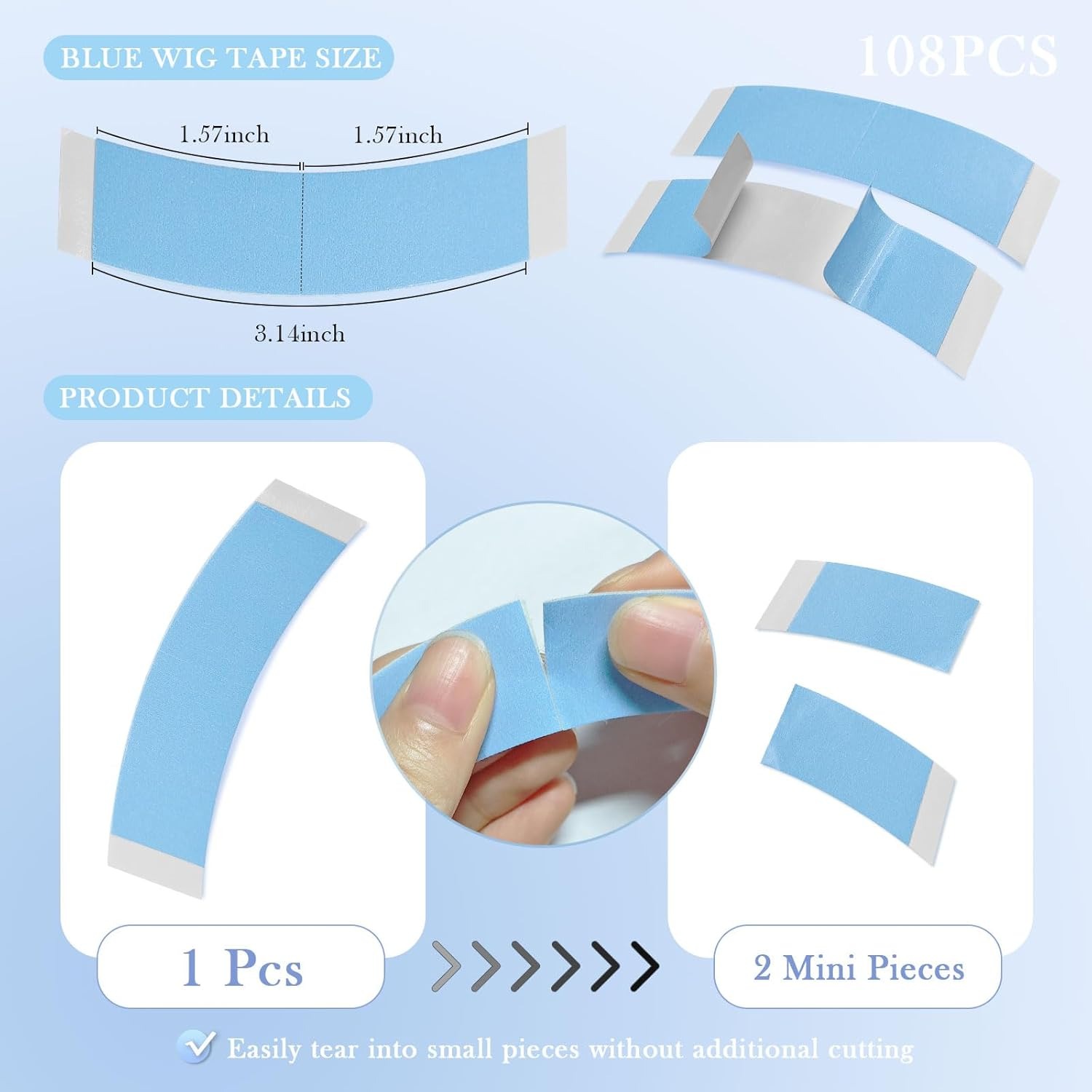 Walker Strong Hold Curved Hair - Hair Extension Tape In のレビューと価格