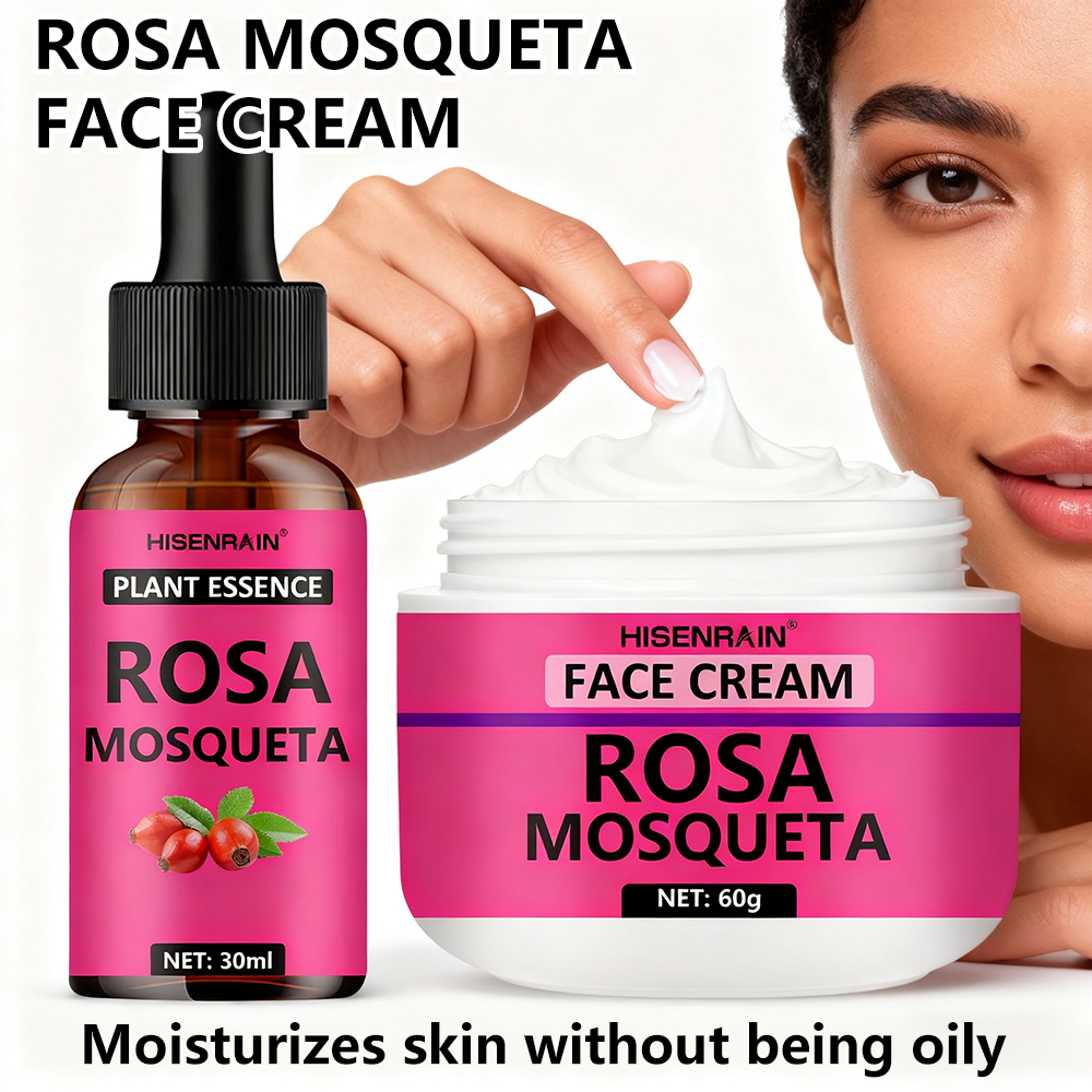 HISENRAIN Rosehip Skincare Set - Silk Press Serum のレビューと価格