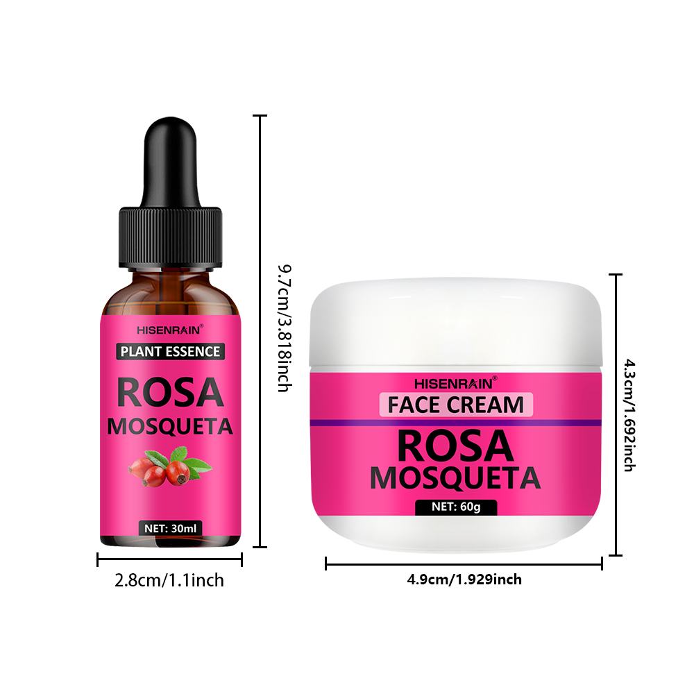 HISENRAIN Rosehip Skincare Set - Silk Press Serum のレビューと価格