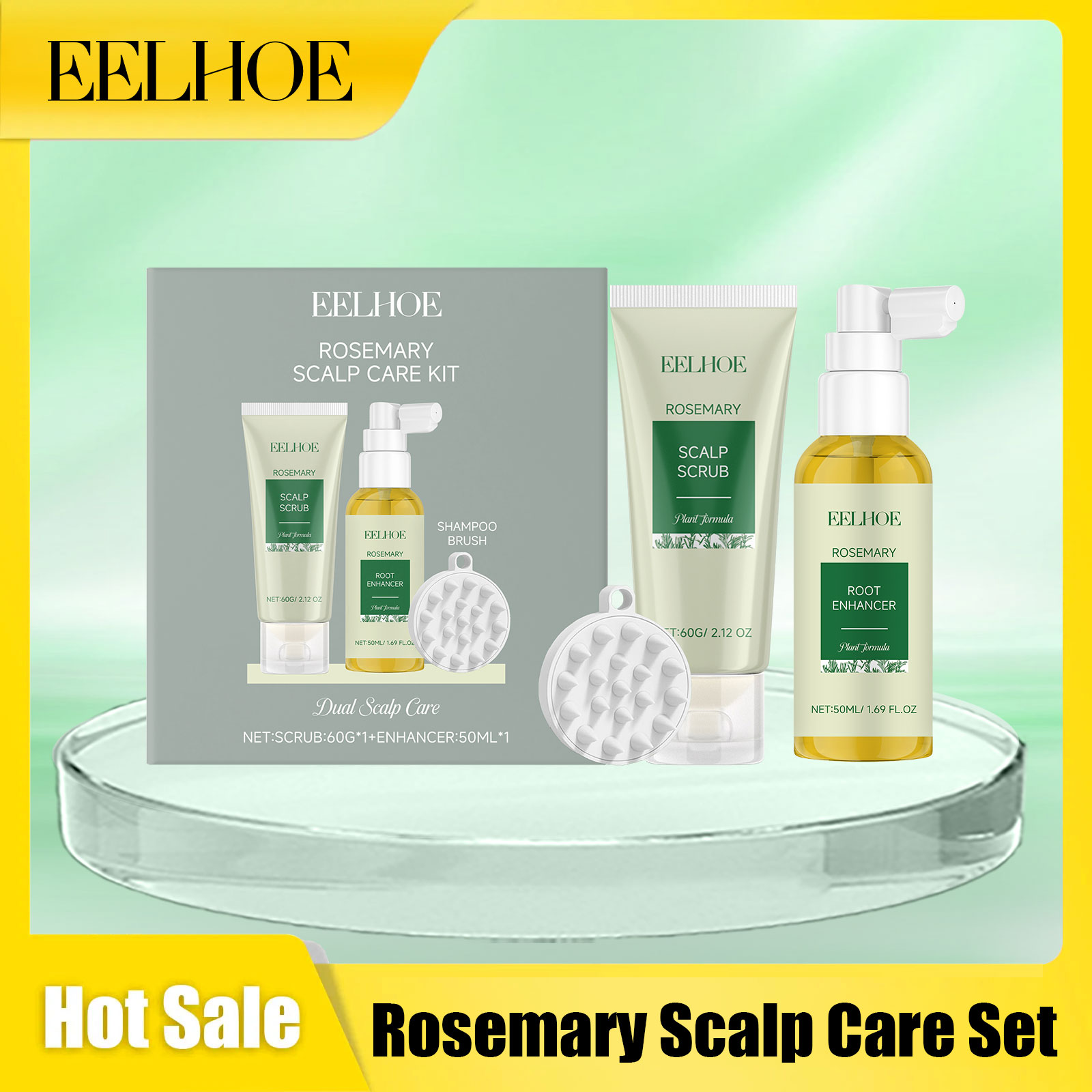 Eelhoe Rosemary Scalp Care Set - Rosemary Hair Oil のレビューと価格