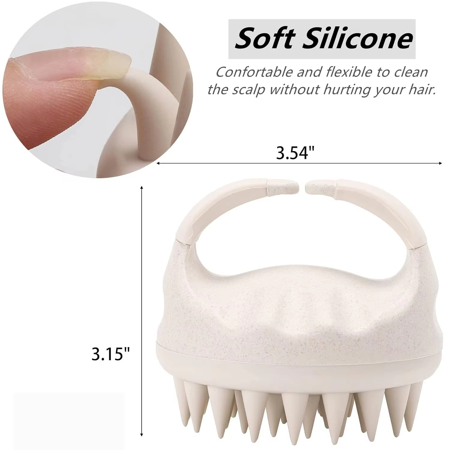Scalp Massage Brush Scalp Clea - Hair Care Dandruff のレビューと価格