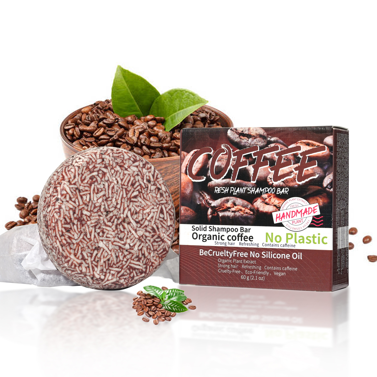 J+60g Coffee Solid Shampoo Moi - Hair Care Dandruff のレビューと価格