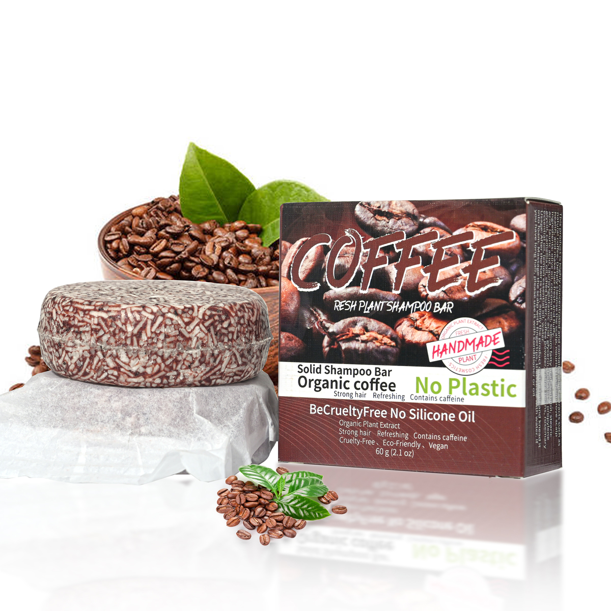 J+60g Coffee Solid Shampoo Moi - Hair Care Dandruff のレビューと価格