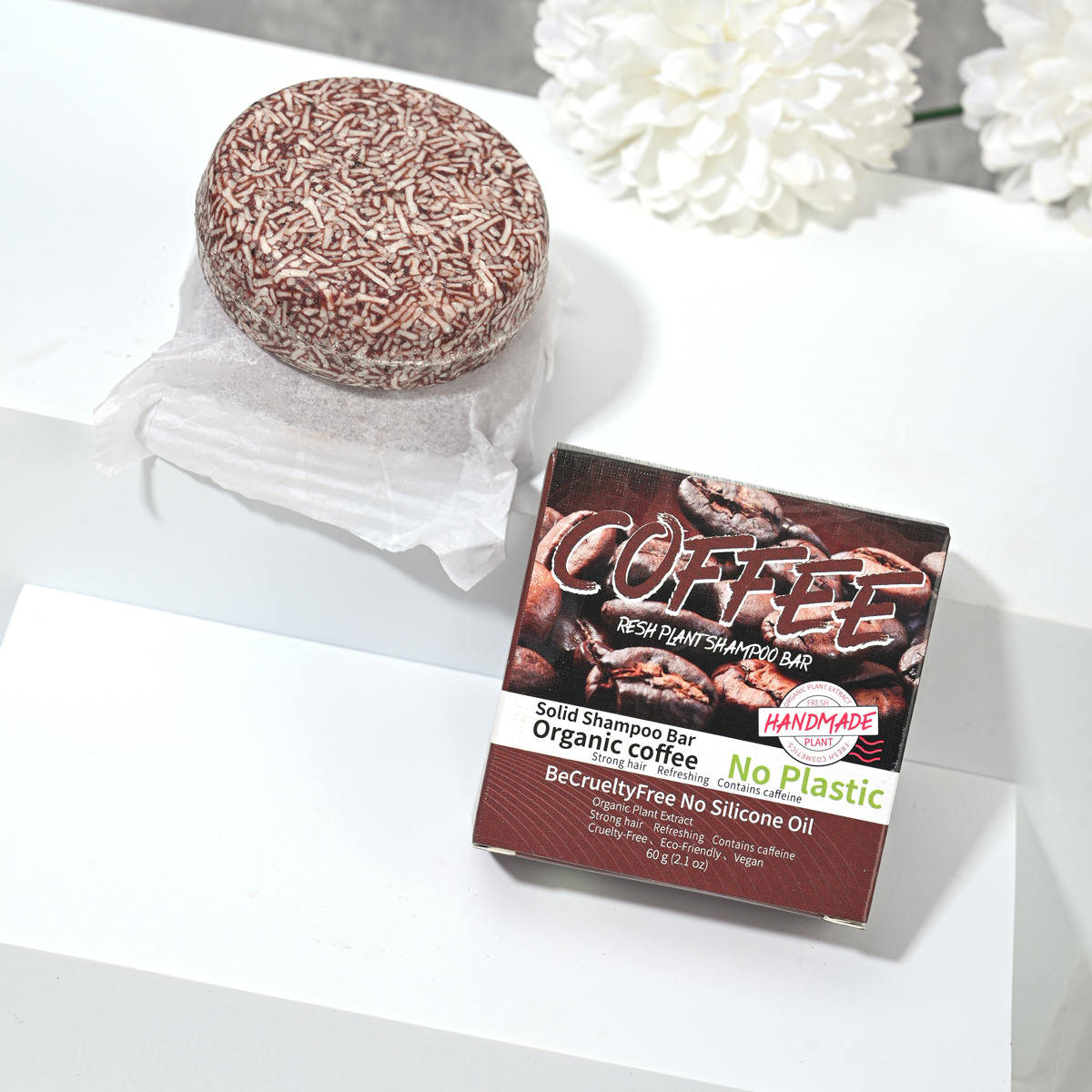 J+60g Coffee Solid Shampoo Moi - Hair Care Dandruff のレビューと価格