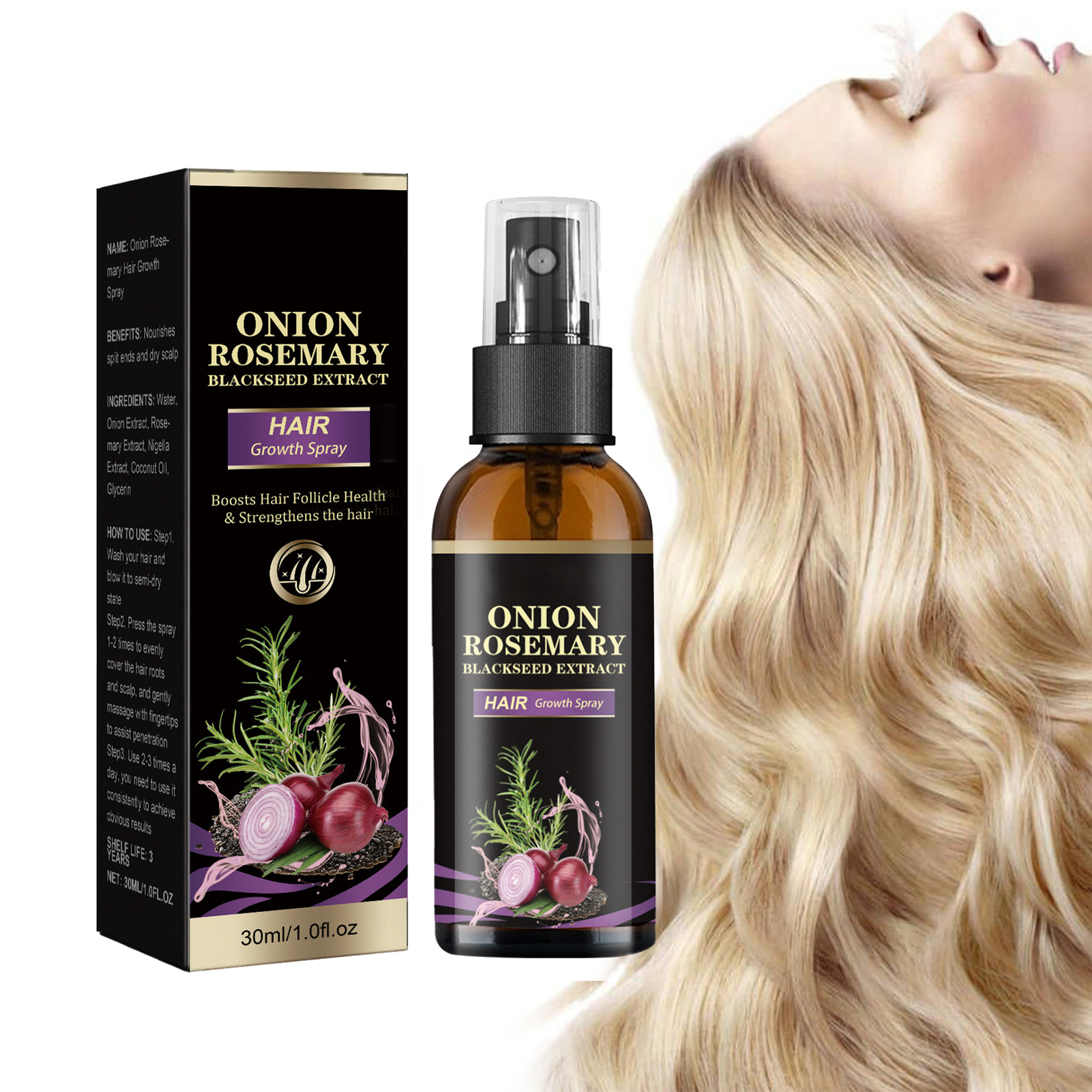 30ml Hair Growth Spray Onion R - Hair Care Growth のレビューと価格