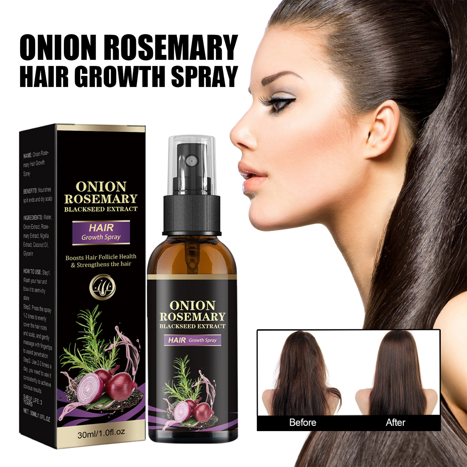 30ml Hair Growth Spray Onion R - Hair Care Growth のレビューと価格