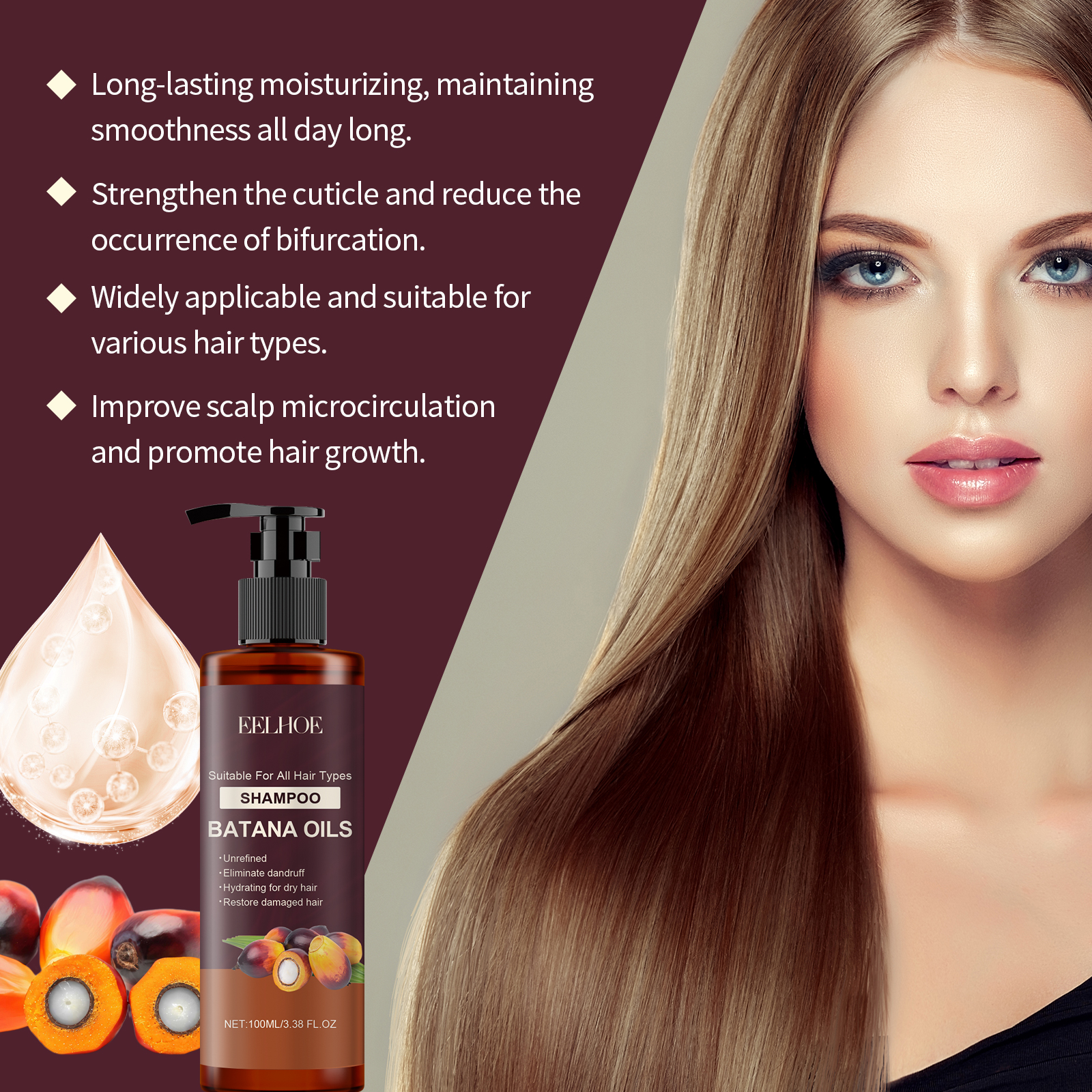 Organic Batana Hair Shampoo Ge - Hair Care Dandruff のレビューと価格
