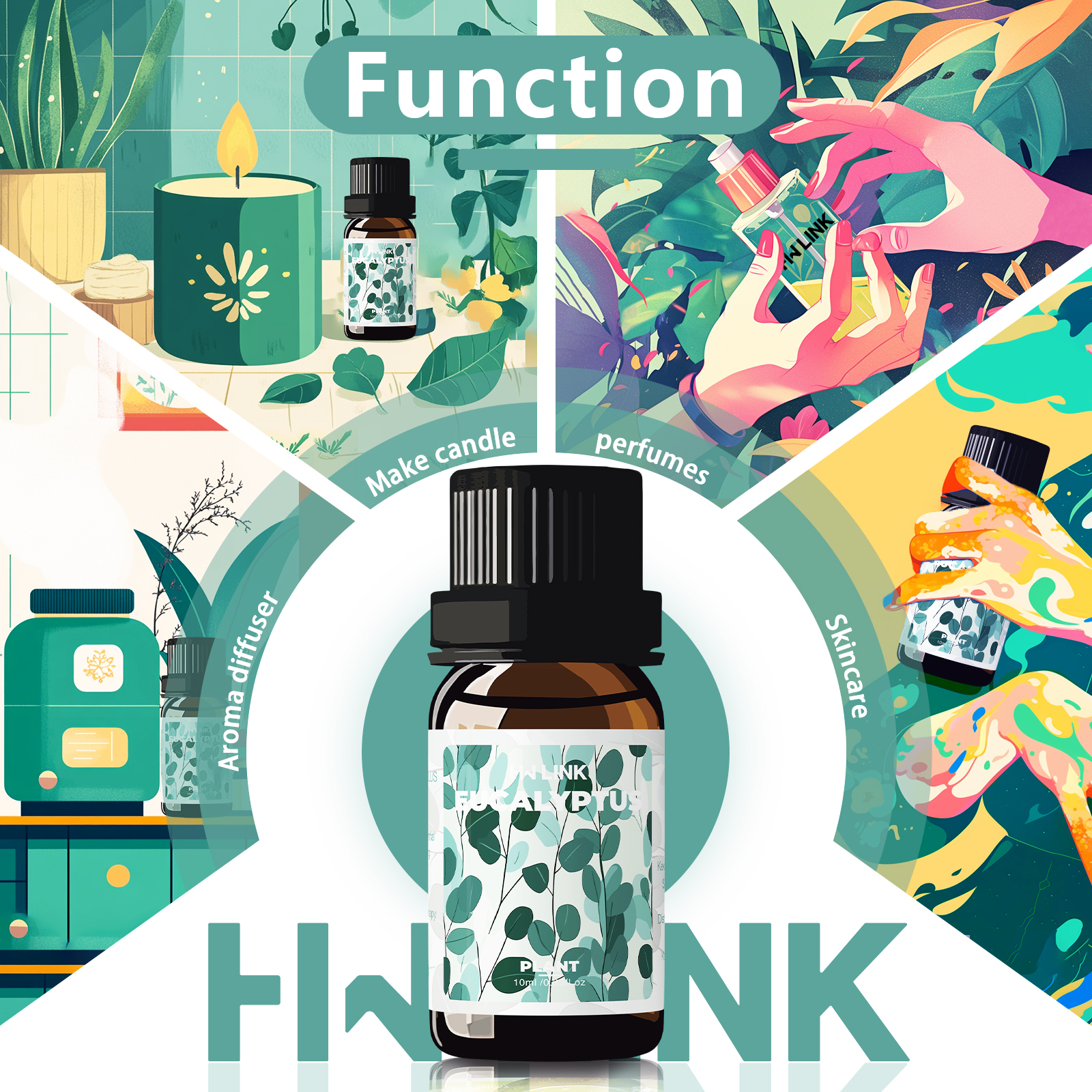 Eucalyptus Essential Oils 10ml - Hair Care Oil のレビューと価格