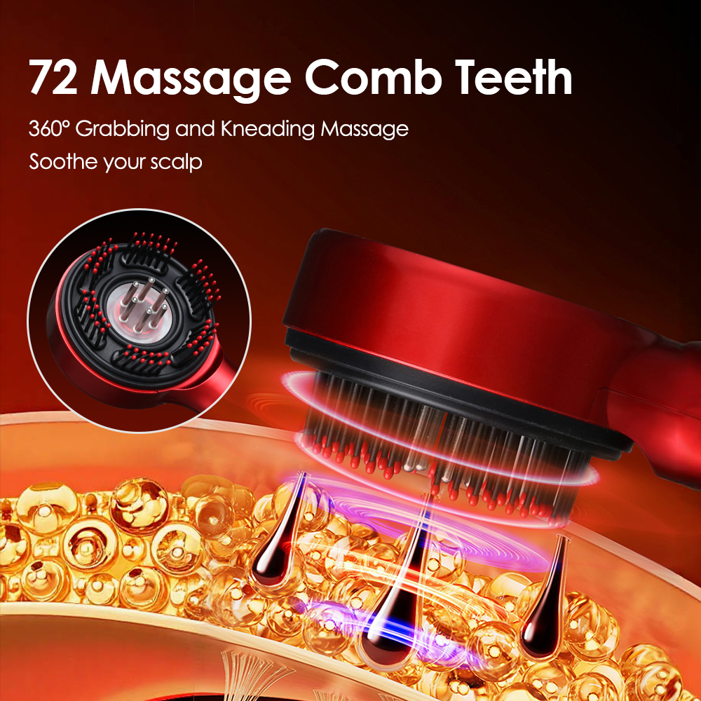 New Electric Head Massage Comb - Hair Care Oil のレビューと価格