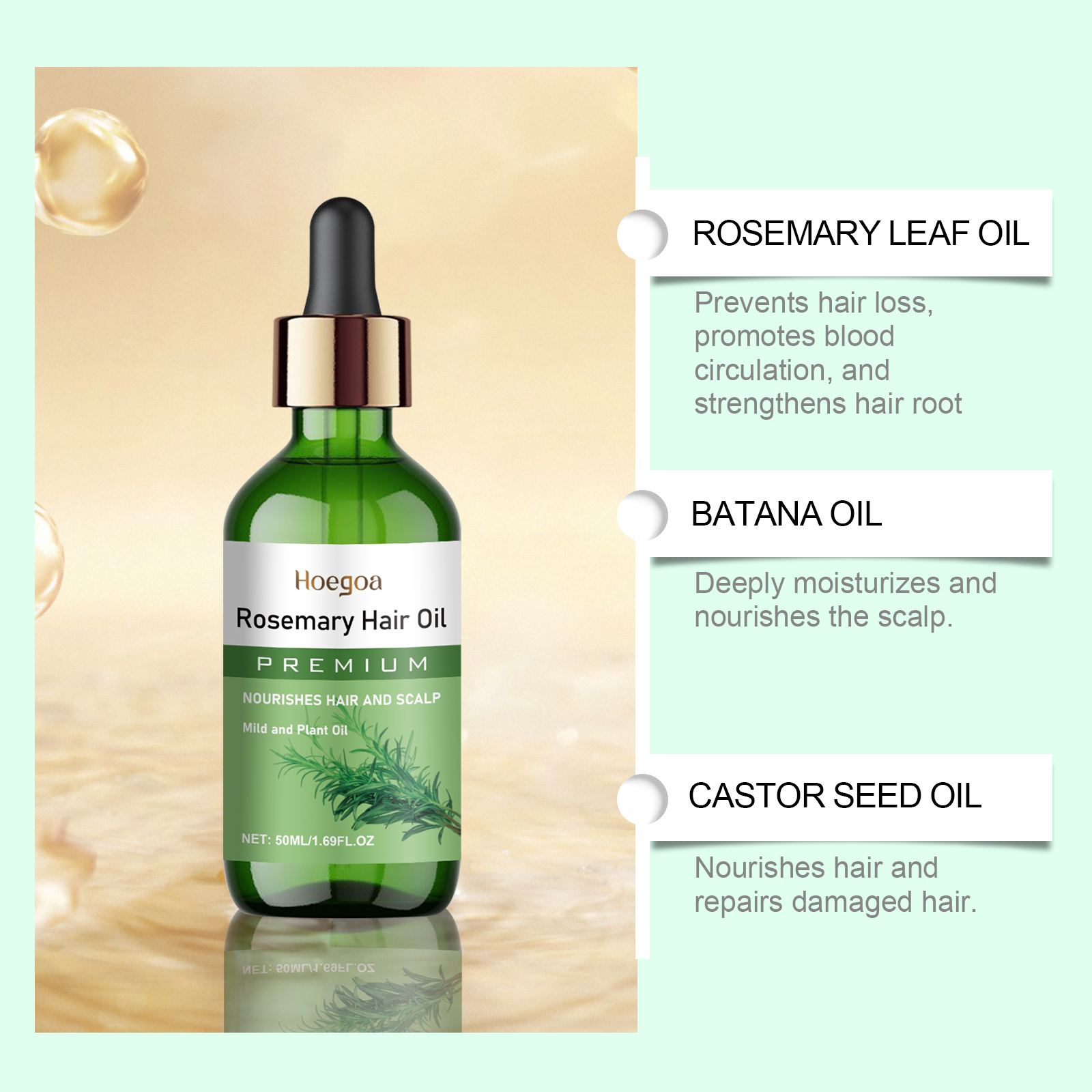 Rosemary Hair Essential Oil Sc - Rosemary Hair Oil のレビューと価格