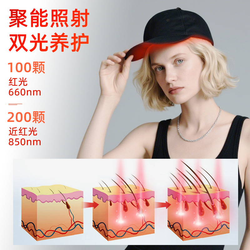 LED Red Light Hair Care Cap -  - Hair Care Growth のレビューと価格