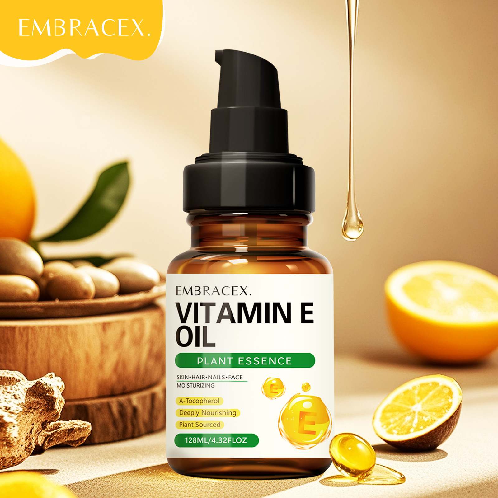 128ml Vitamin E oil Essential  - Hair Care Oil のレビューと価格
