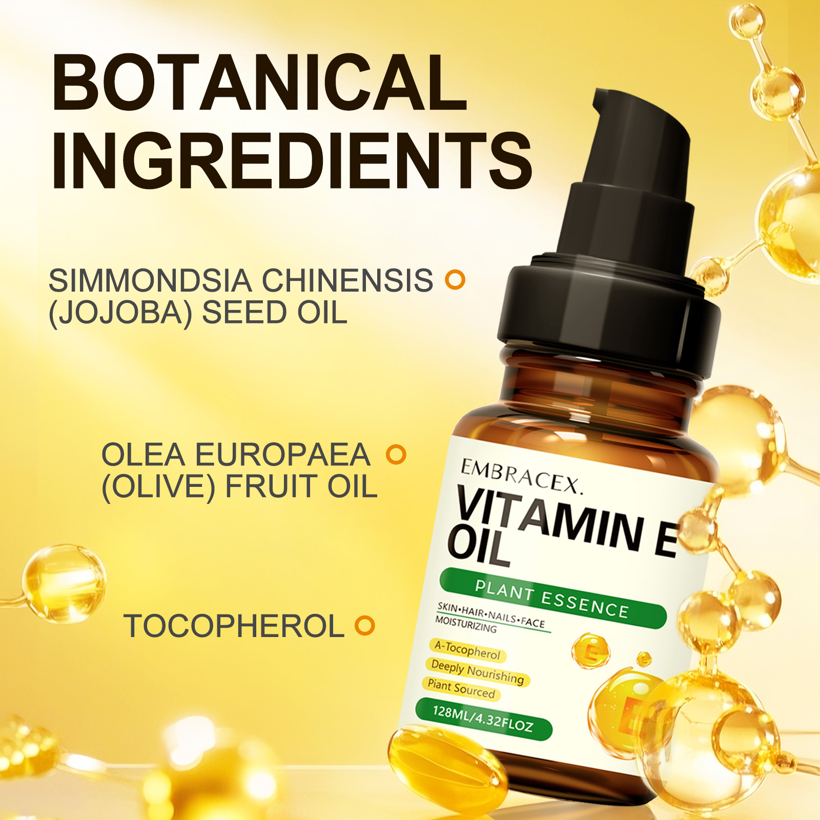 128ml Vitamin E oil Essential  - Hair Care Oil のレビューと価格