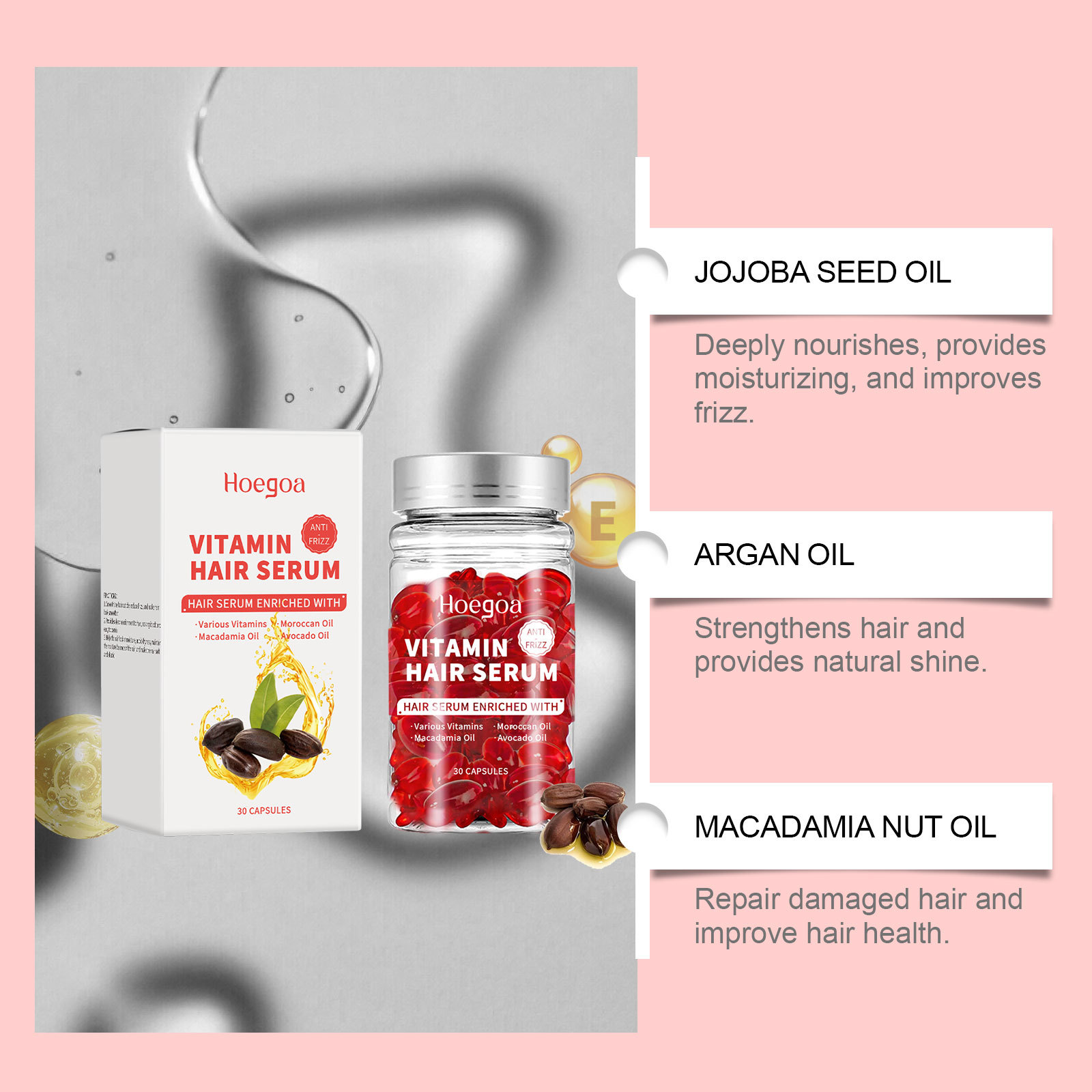 Vitamin Hair Care Serum Capsul - Hair Care Growth のレビューと価格
