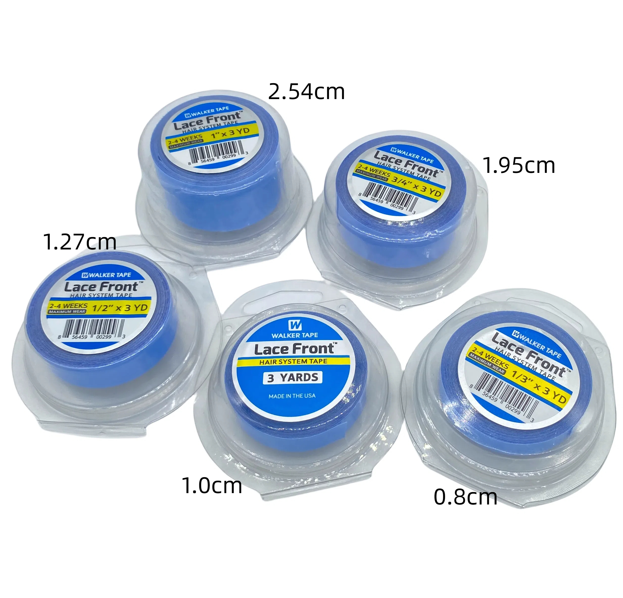 3 yards 0.8/1.0/1.27cm width b - Hair Extension Tape In のレビューと価格