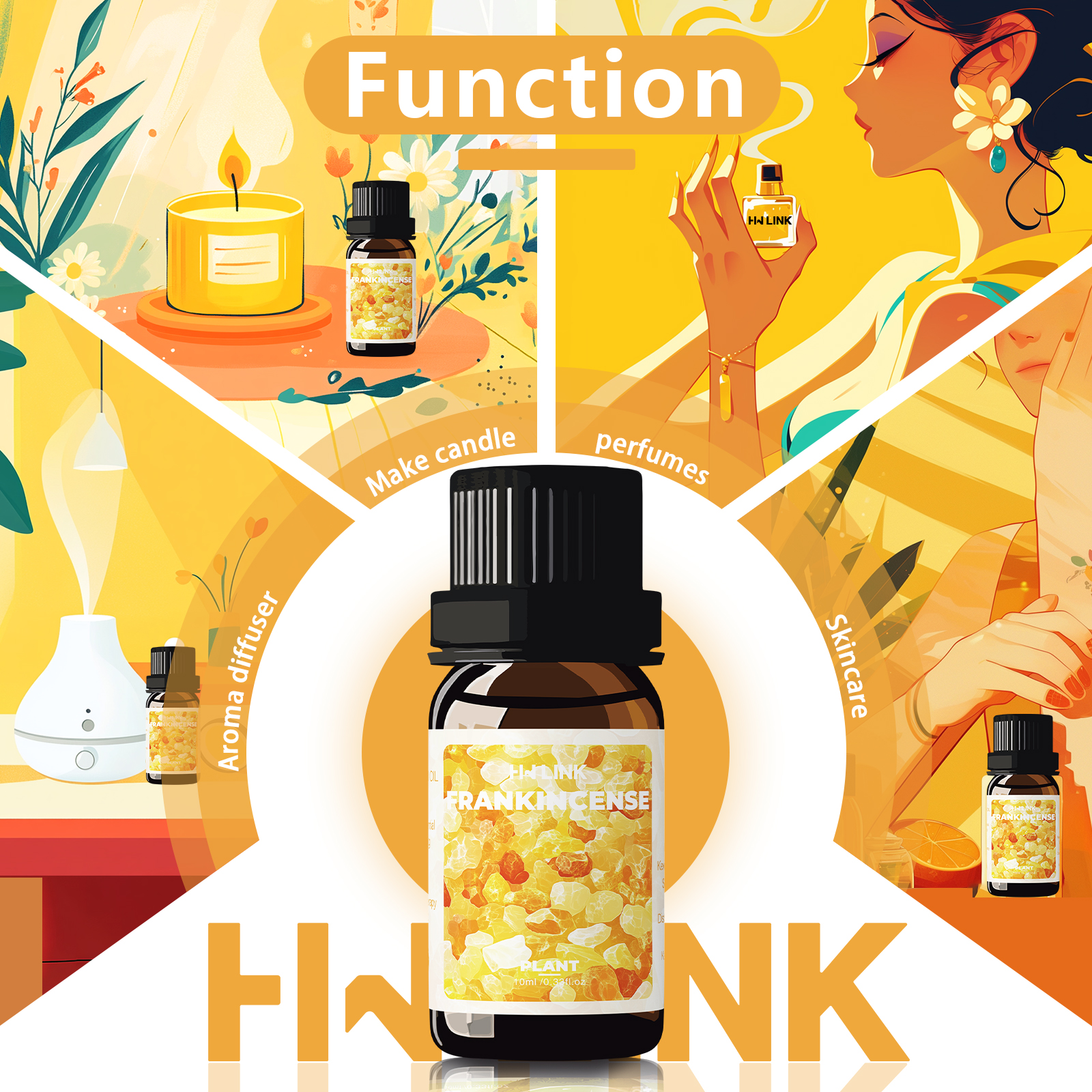 Frankincense Essential Oil 10m - Hair Care Oil のレビューと価格