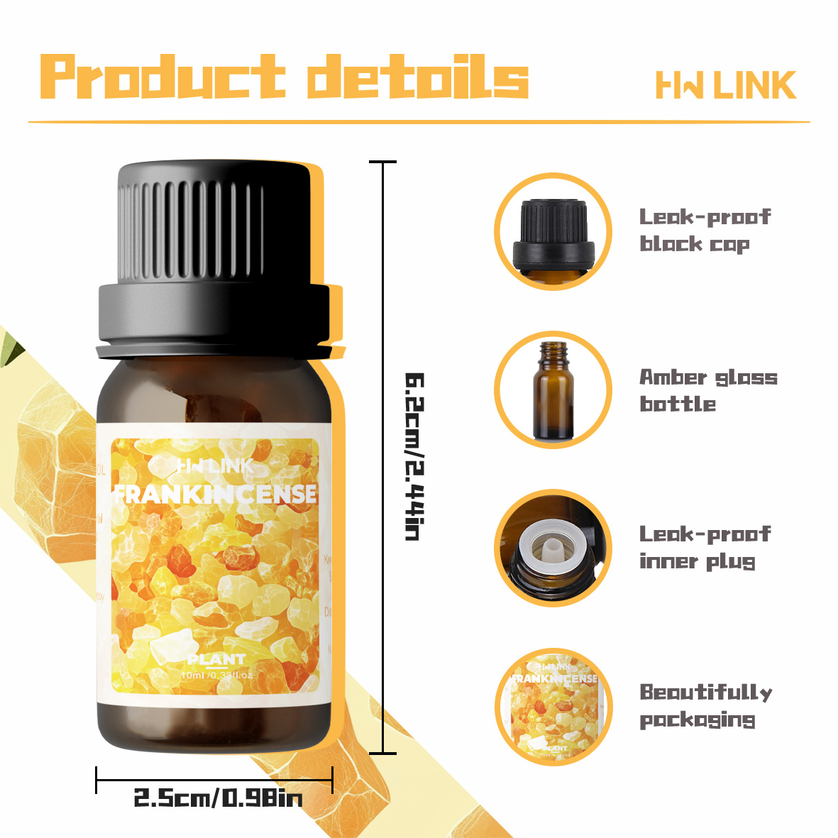 Frankincense Essential Oil 10m - Hair Care Oil のレビューと価格