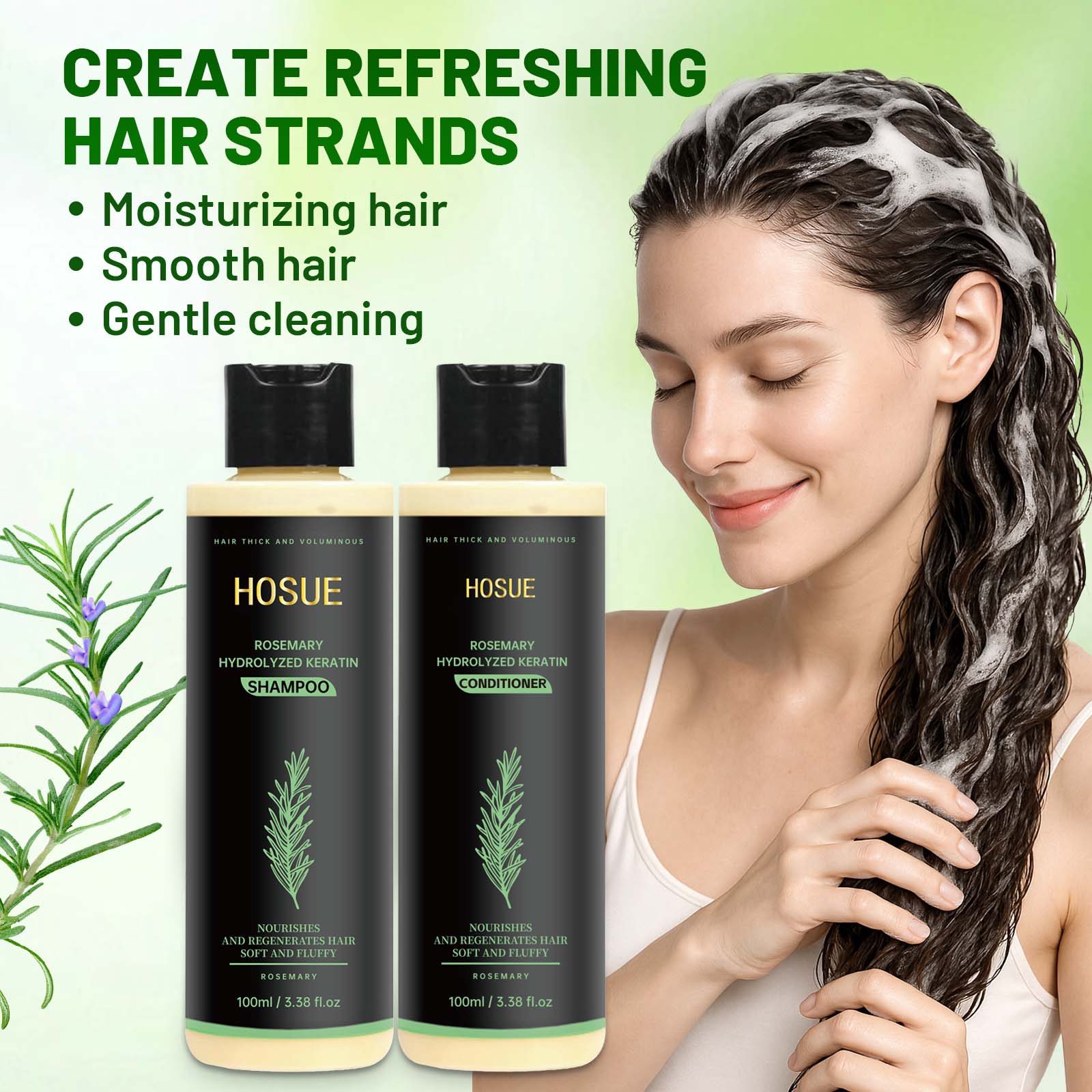 Rosemary Hair Care Shampoo Con - Hair Care Dandruff のレビューと価格