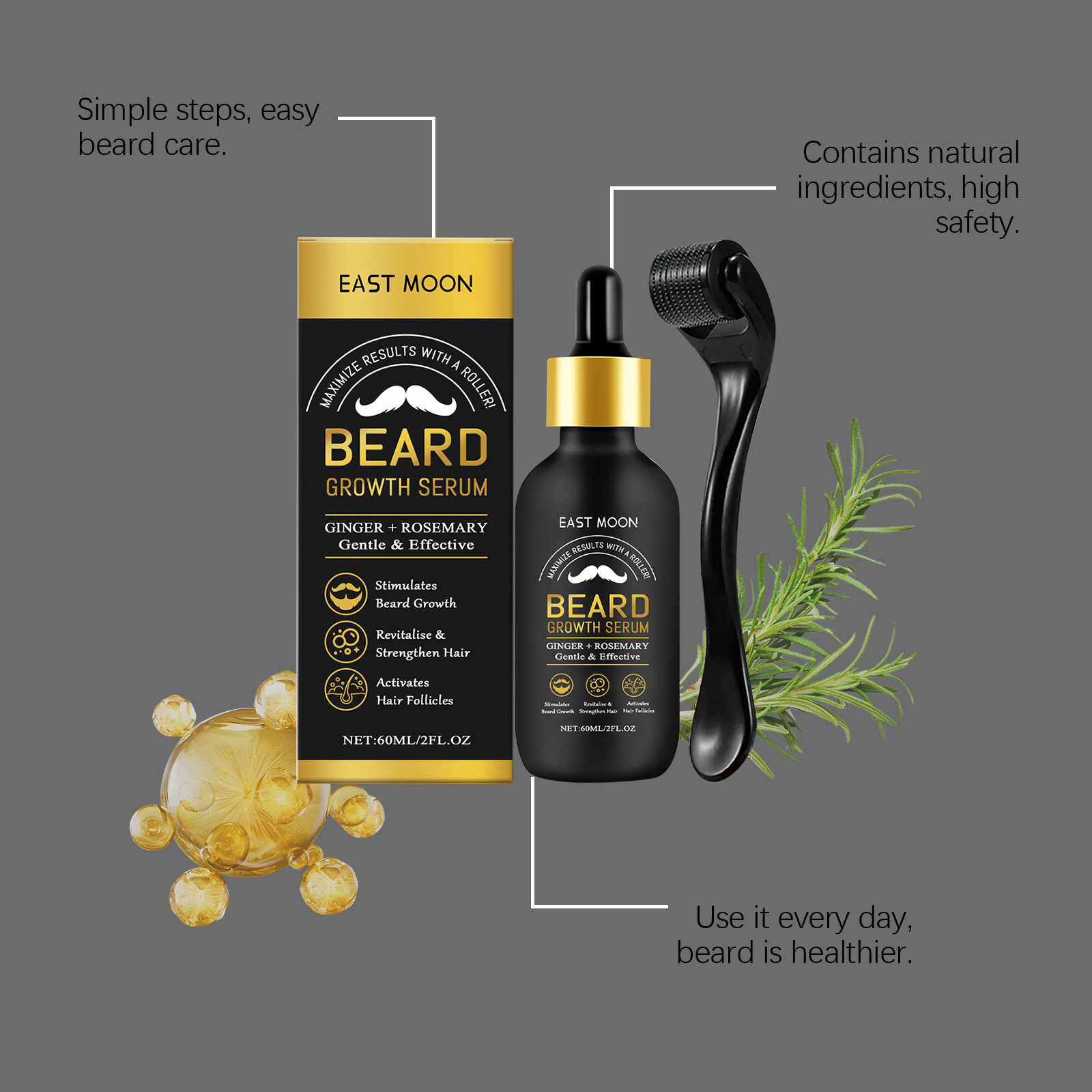 Beard Care Essential Oil Deep  - Hair Care Essence Oil のレビューと価格